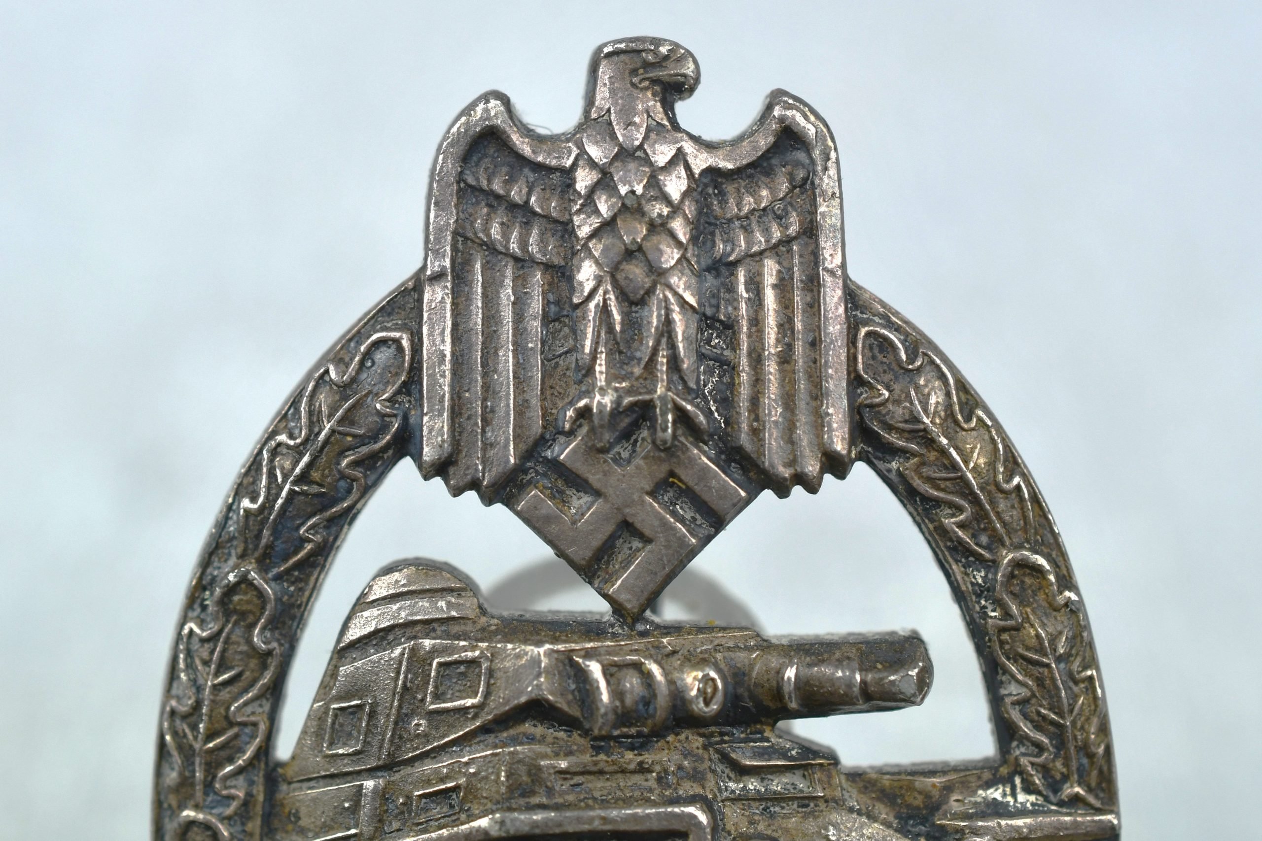 Panzer Assault Badge in Silver by Karl Wurster — image 2