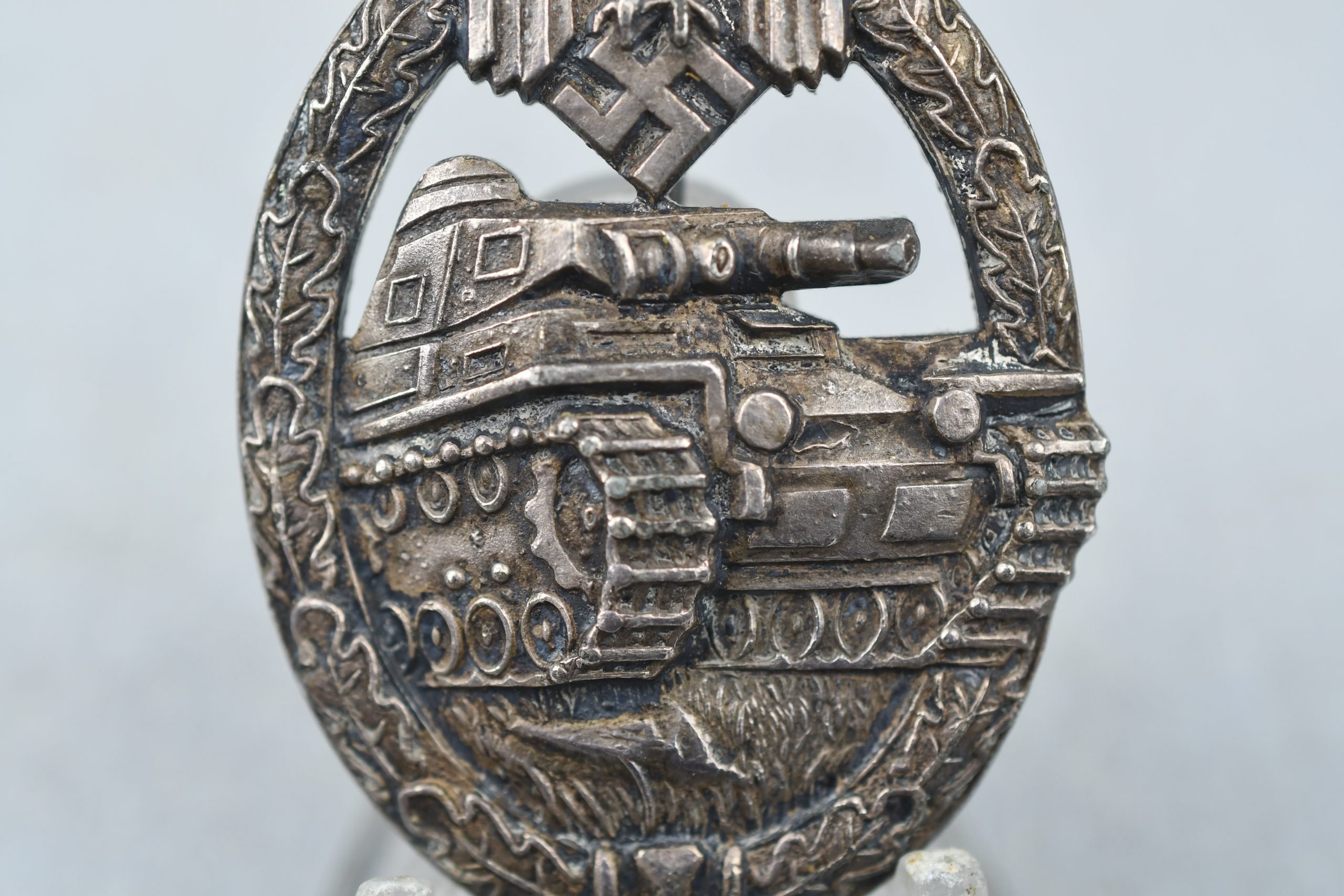 Panzer Assault Badge in Silver by Karl Wurster — image 3