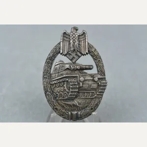 Panzer Assault Badge in Silver by Karl Wurster