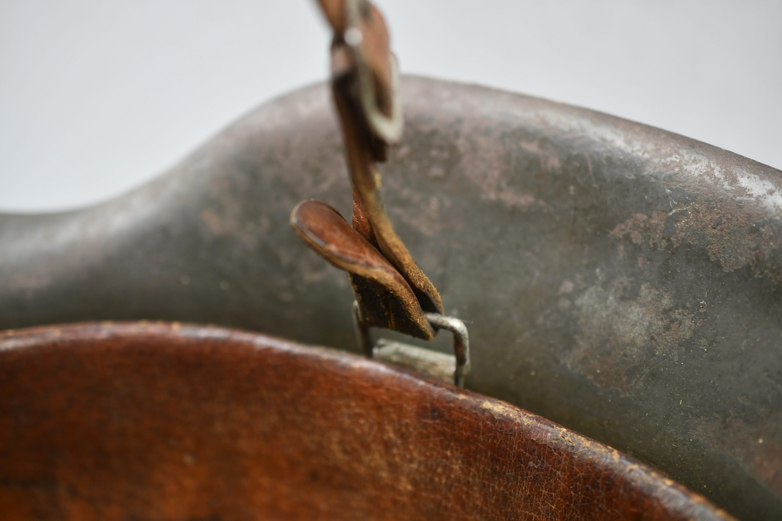 M42 army (Heer) single decal steel helmet EF64 — image 13