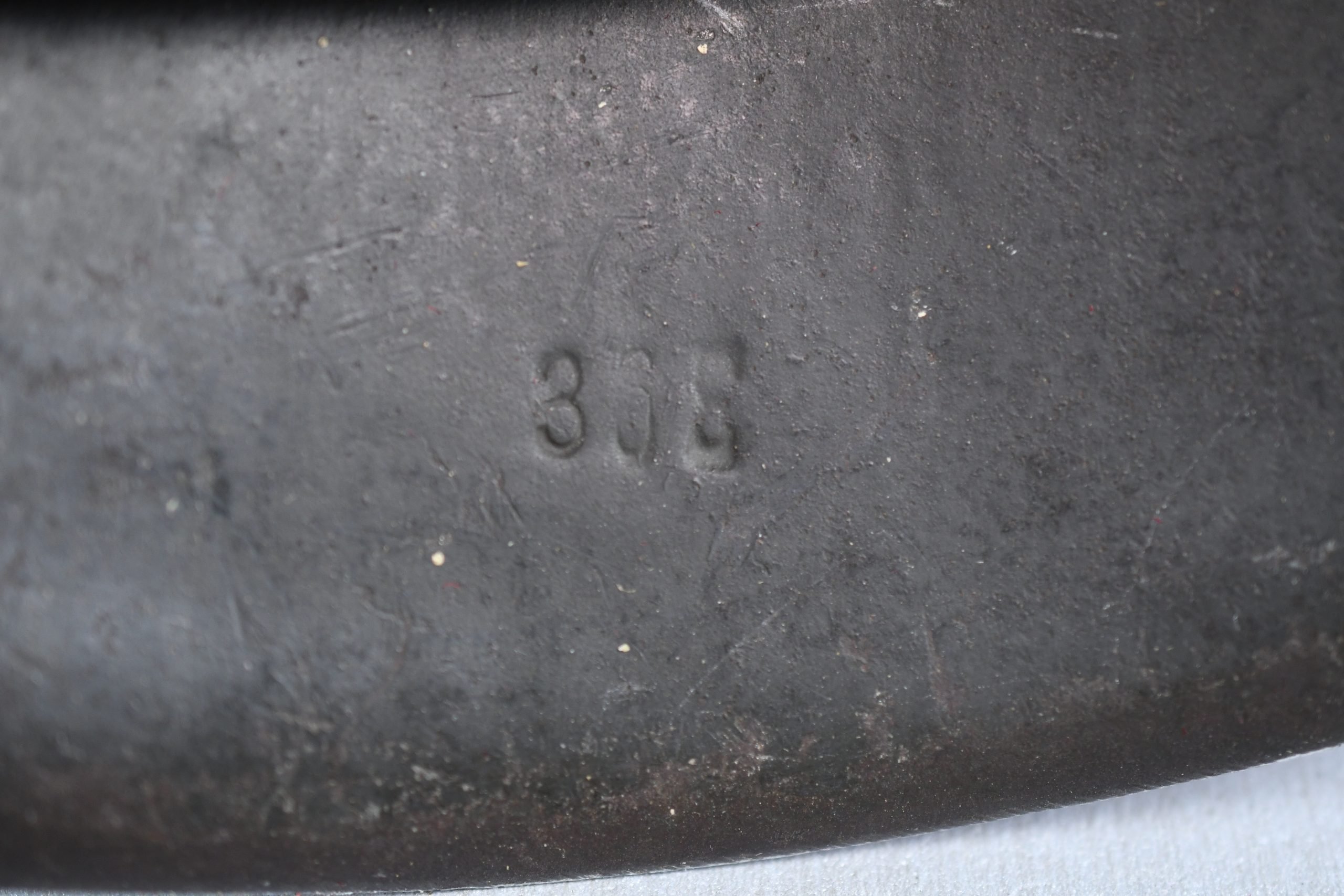 M42 army (Heer) single decal steel helmet EF64 — image 8