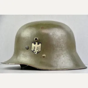 M17 army (Heer) transitional double decal steel helmet