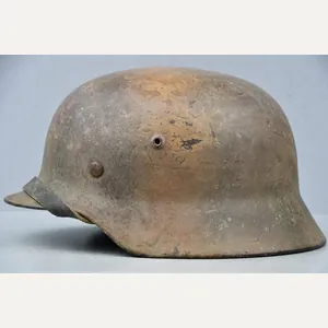 M35 Luftwaffe double decal 'Normandy' camouflage helmet SE68