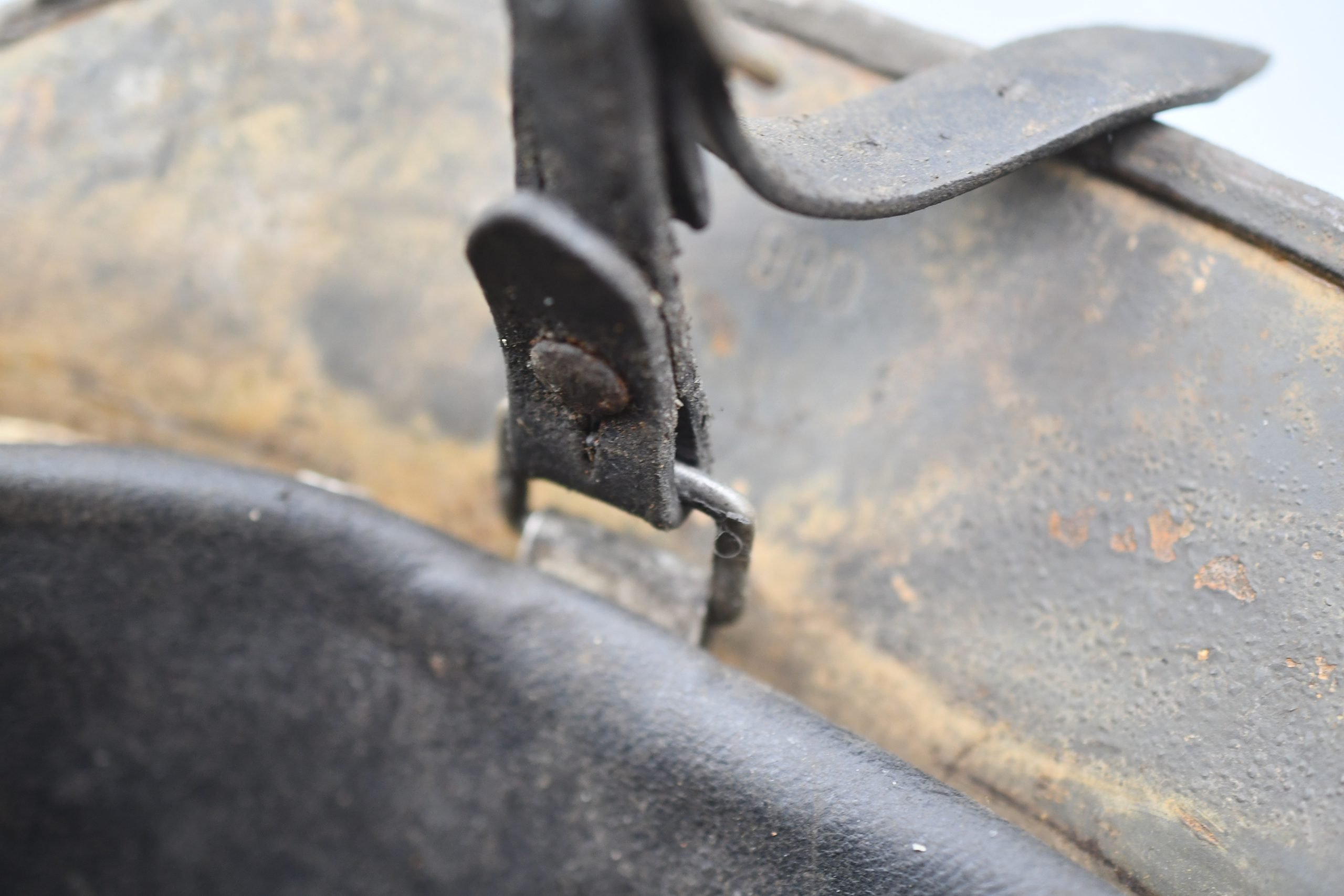 M35 Waffen-SS ex-double decal steel helmet Q66 — image 11