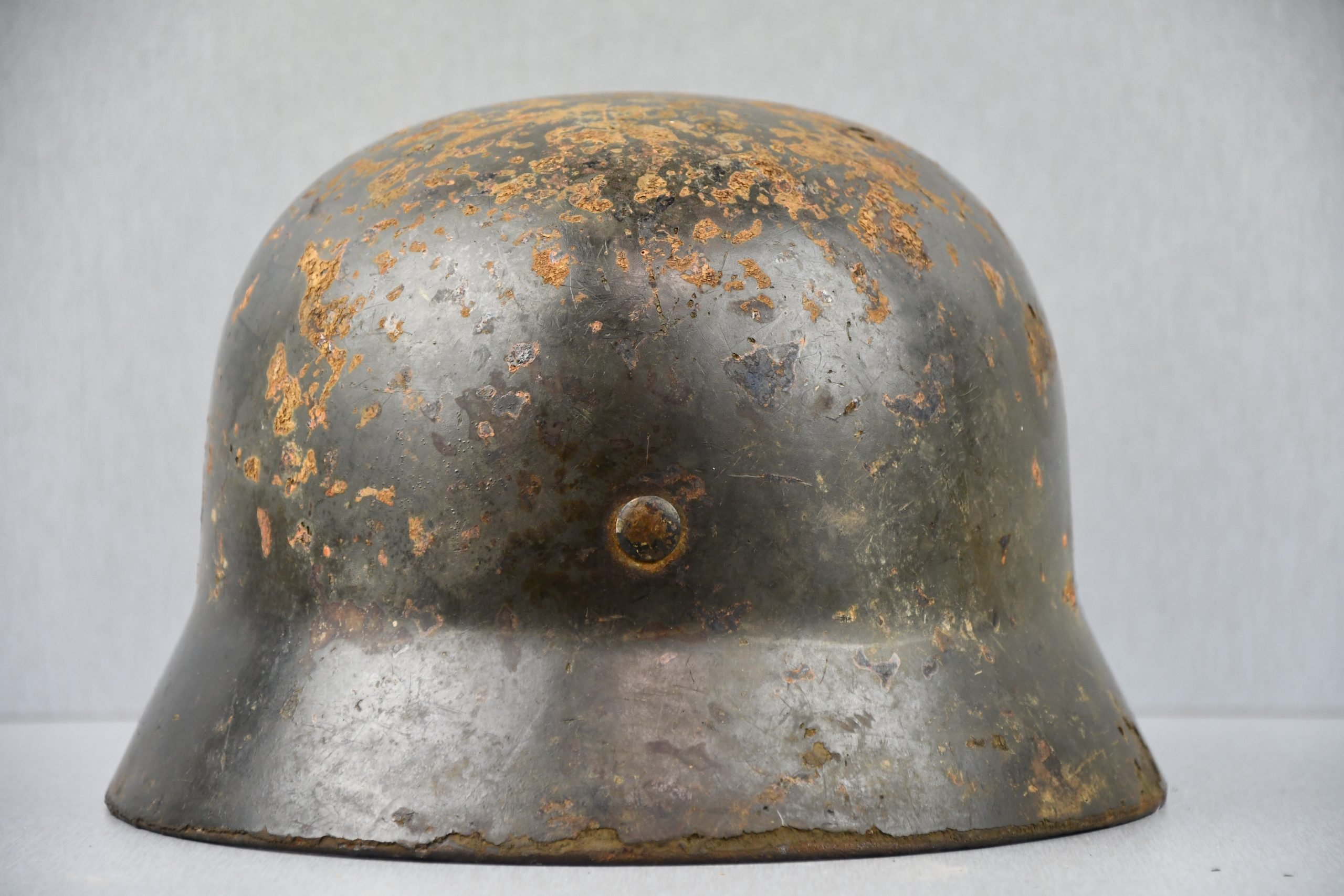 M35 Waffen-SS ex-double decal steel helmet Q66 — image 4