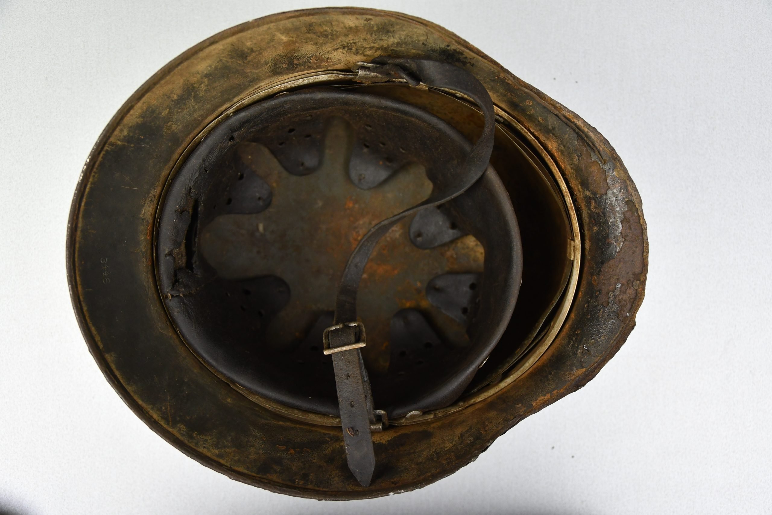 M35 Waffen-SS ex-double decal steel helmet Q66 — image 6