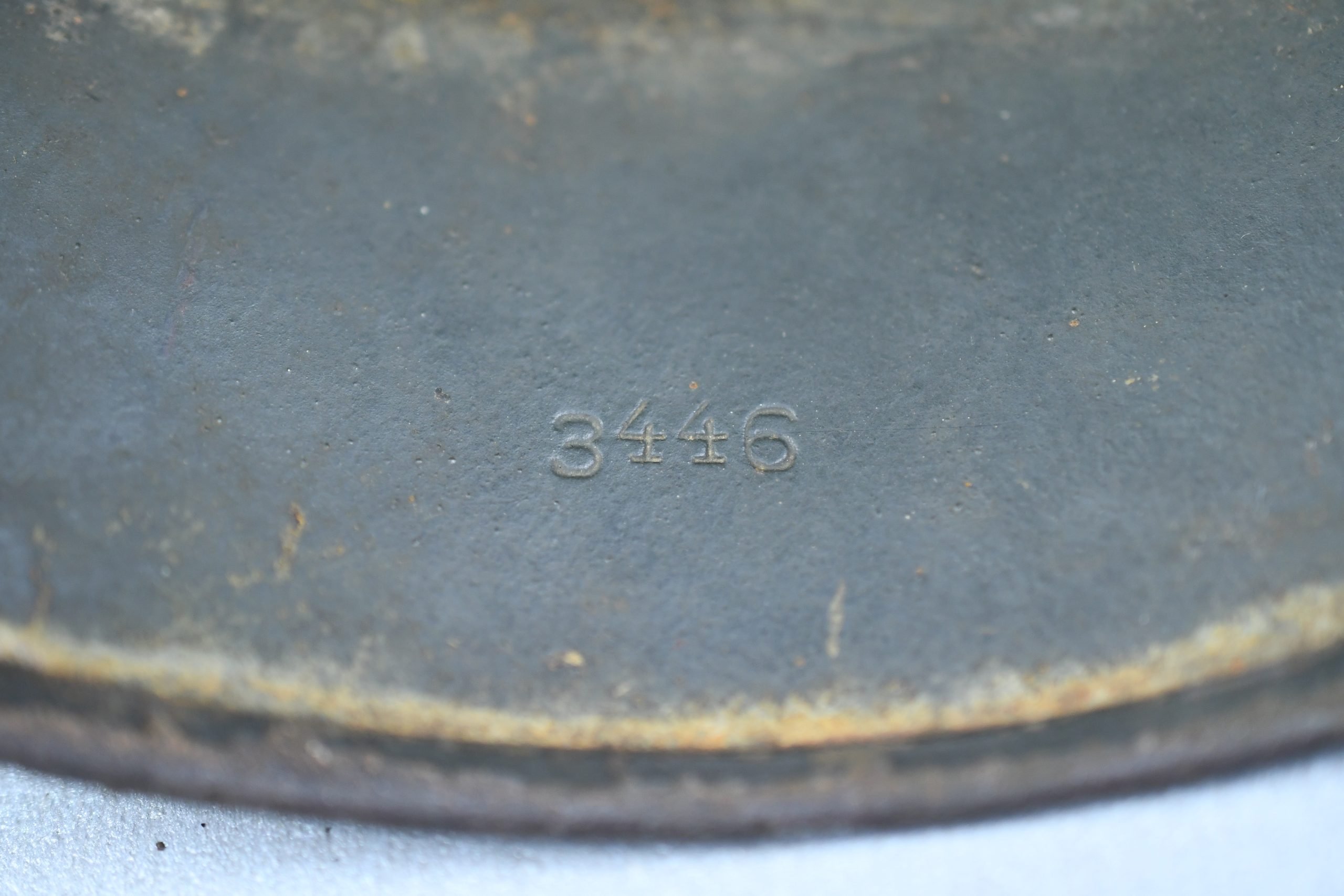 M35 Waffen-SS ex-double decal steel helmet Q66 — image 8