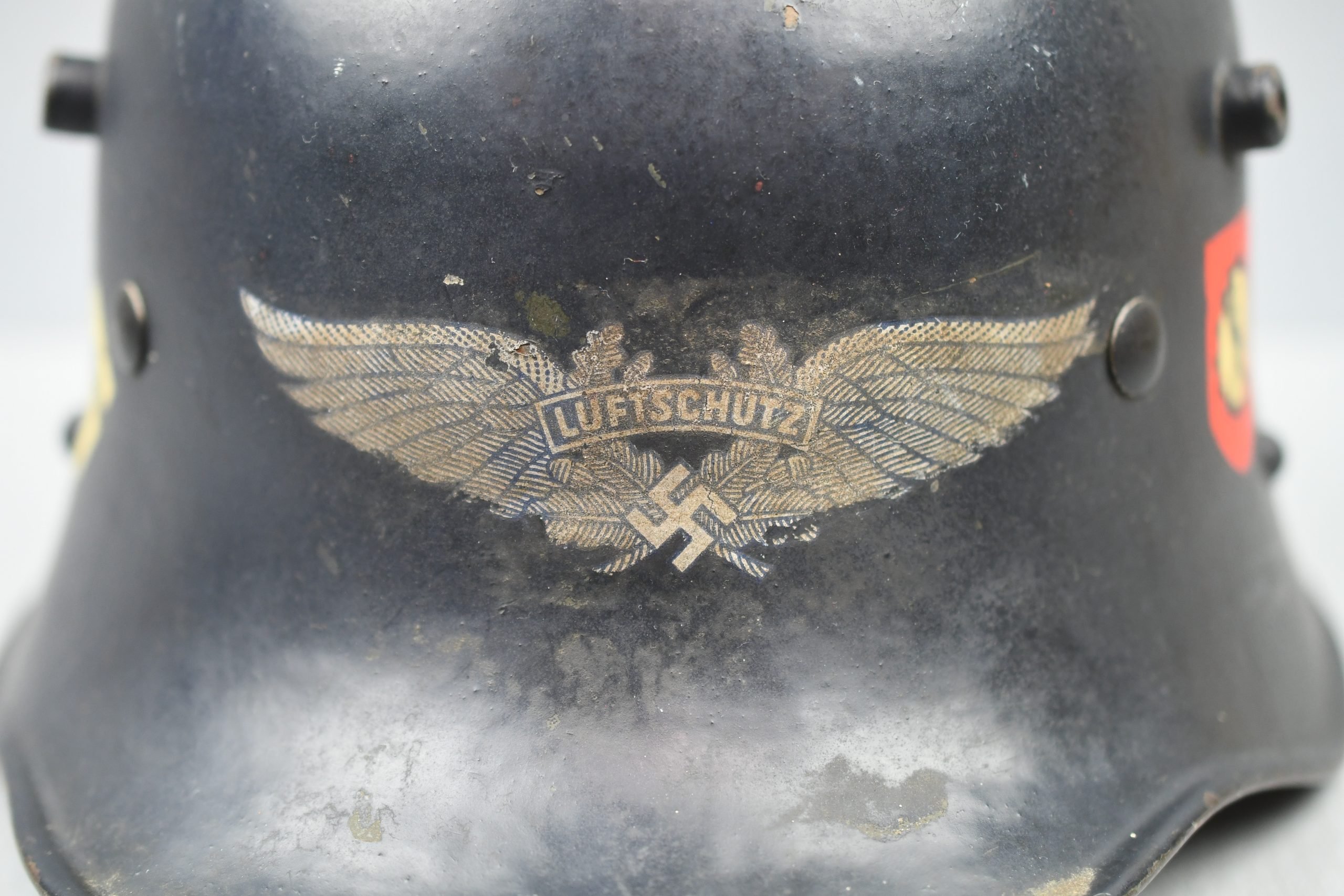 RARE M17 Reissued 'Polte Ammunition Factory' Luftschutz Steel Helmet — image 10