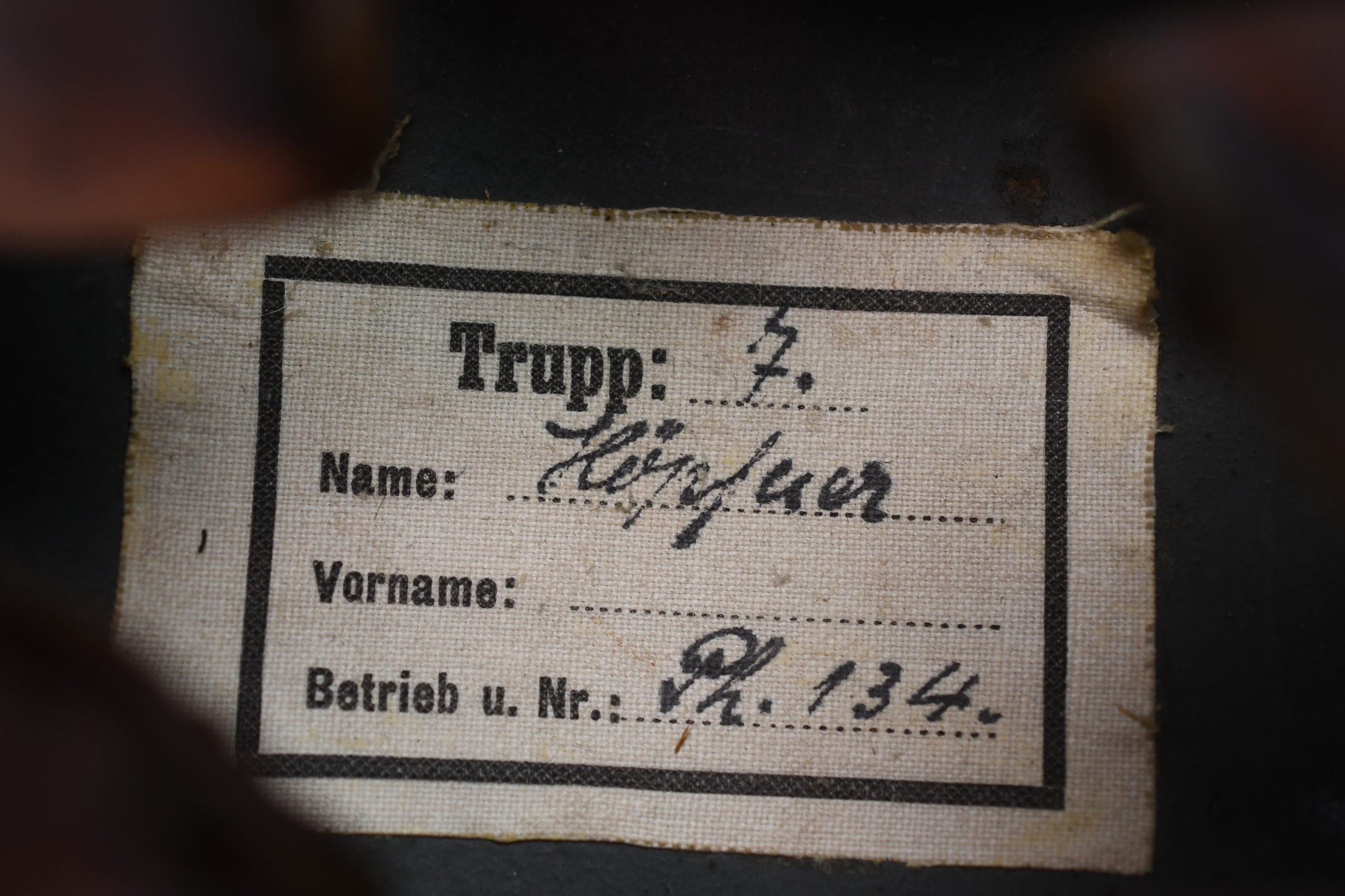 RARE M17 Reissued 'Polte Ammunition Factory' Luftschutz Steel Helmet — image 13