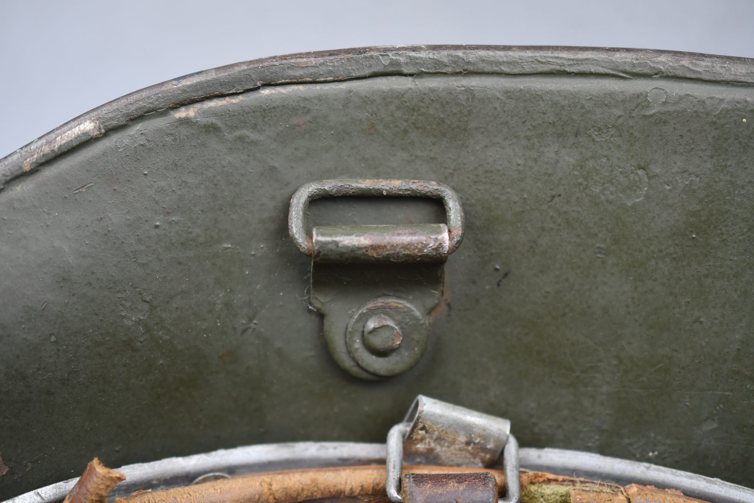 RARE M17 Reissued 'Polte Ammunition Factory' Luftschutz Steel Helmet — image 14