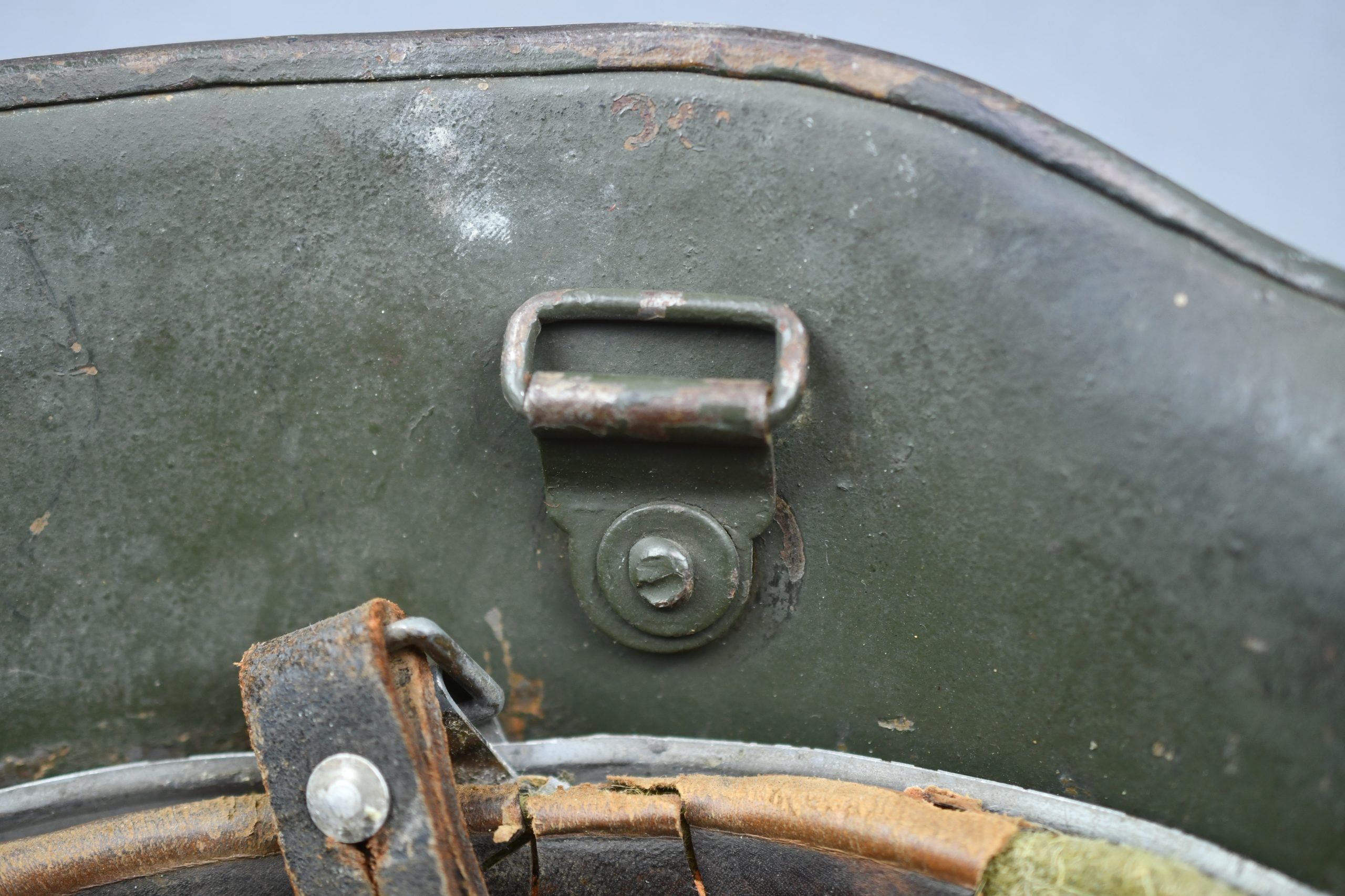 RARE M17 Reissued 'Polte Ammunition Factory' Luftschutz Steel Helmet — image 17