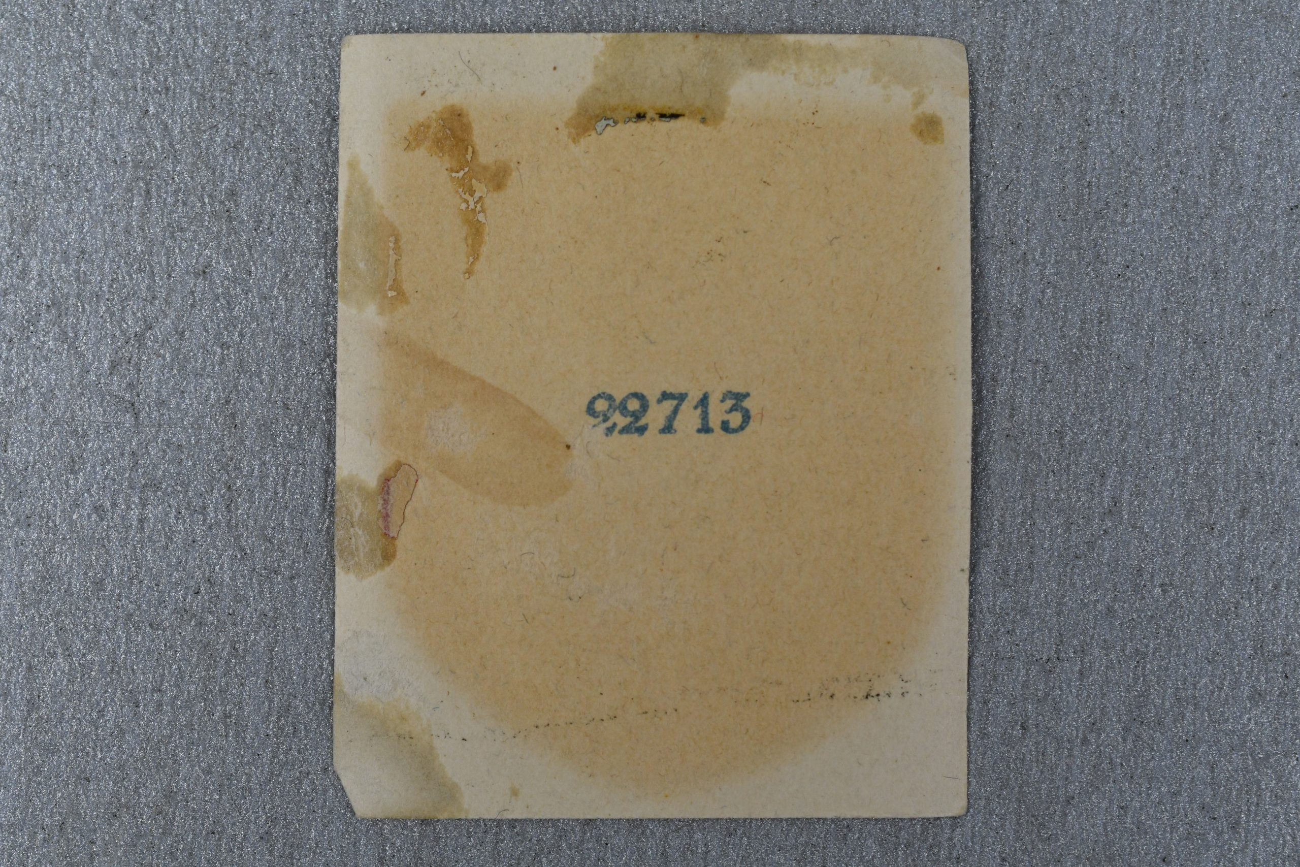 RARE unapplied Wehrmacht tricolor helmet decal shield — image 2