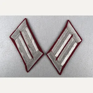 Army (Heer) Nebelwerfer officer 'Waffenrock' dress collar tabs