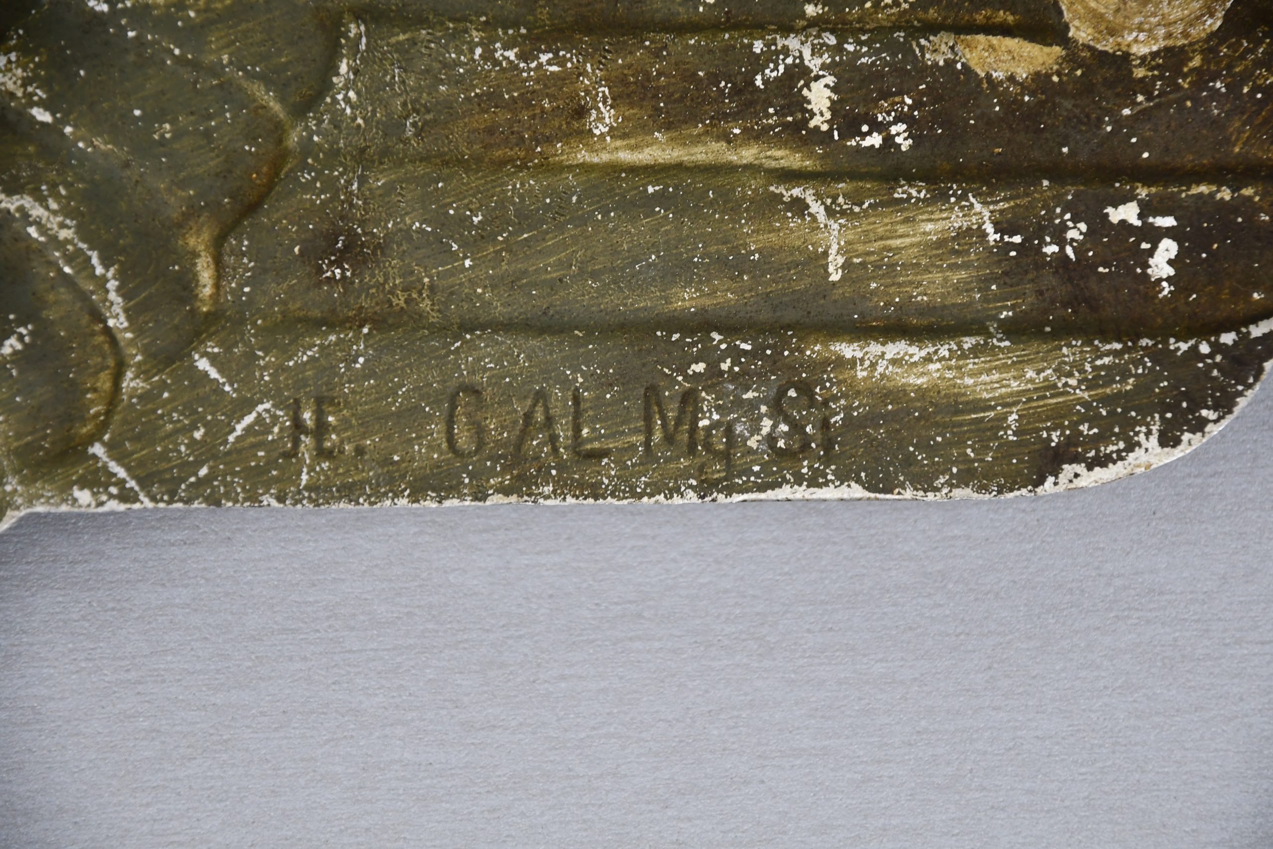 Large German alloy railroad 'Reichsbahn' eagle by HE '27 inch' — image 10