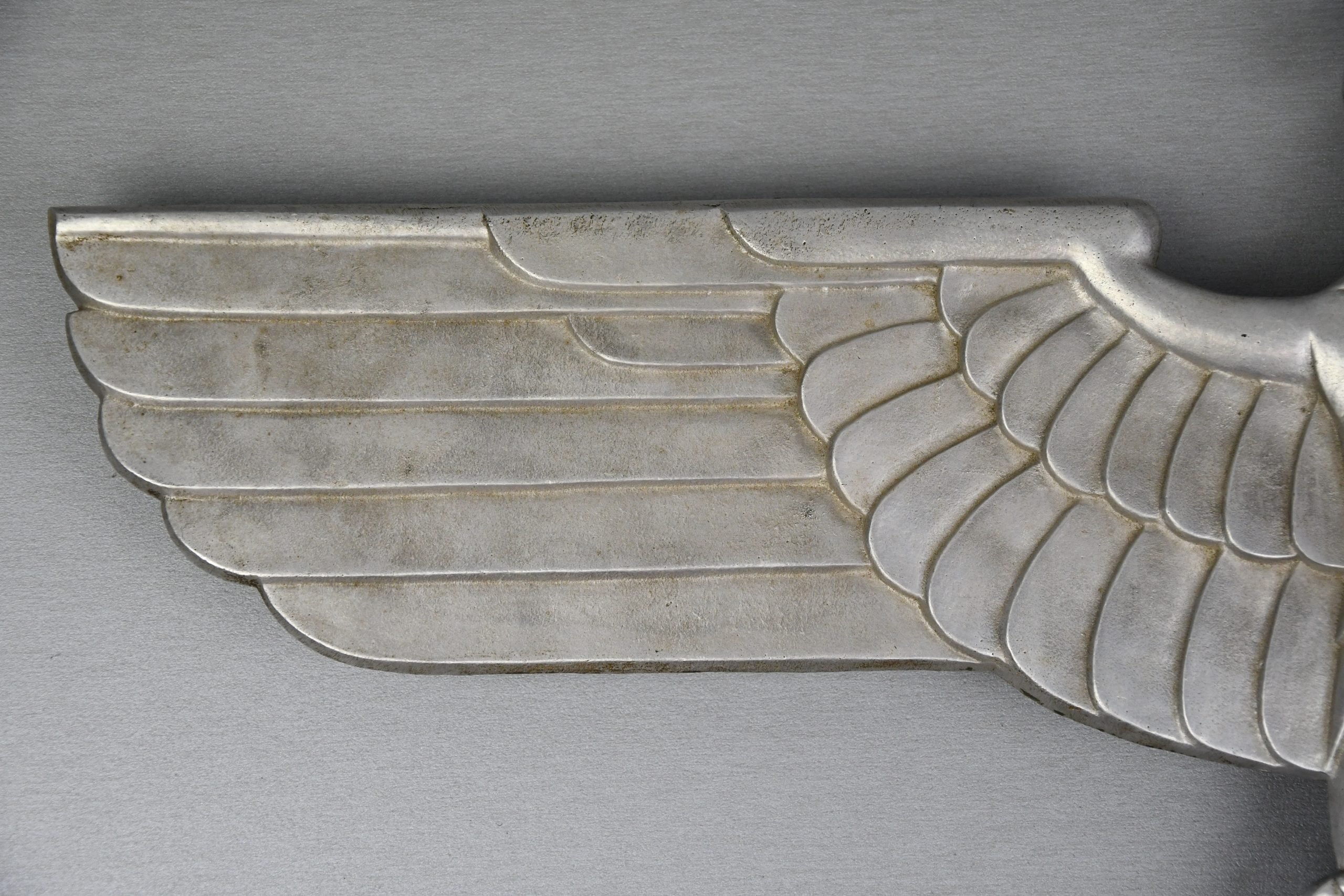 Large German alloy railroad 'Reichsbahn' eagle by HE '27 inch' — image 4