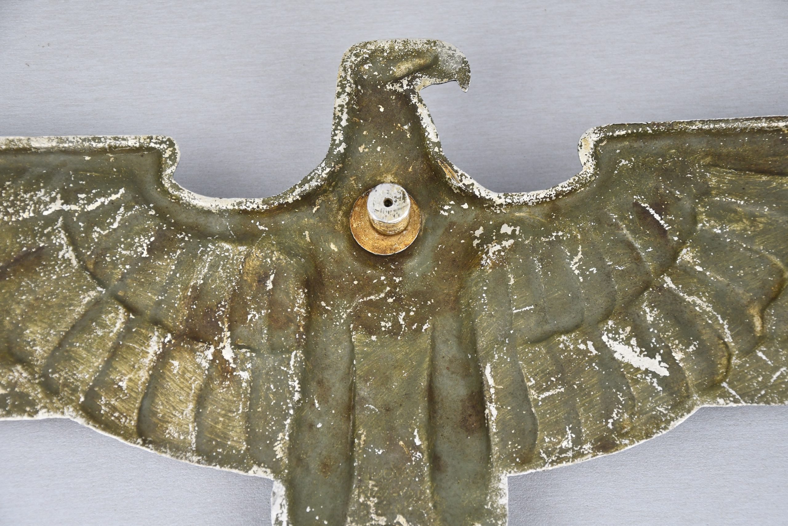 Large German alloy railroad 'Reichsbahn' eagle by HE '27 inch' — image 7