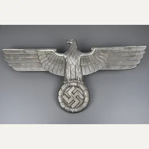 Large German alloy railroad 'Reichsbahn' eagle by HE '27 inch'