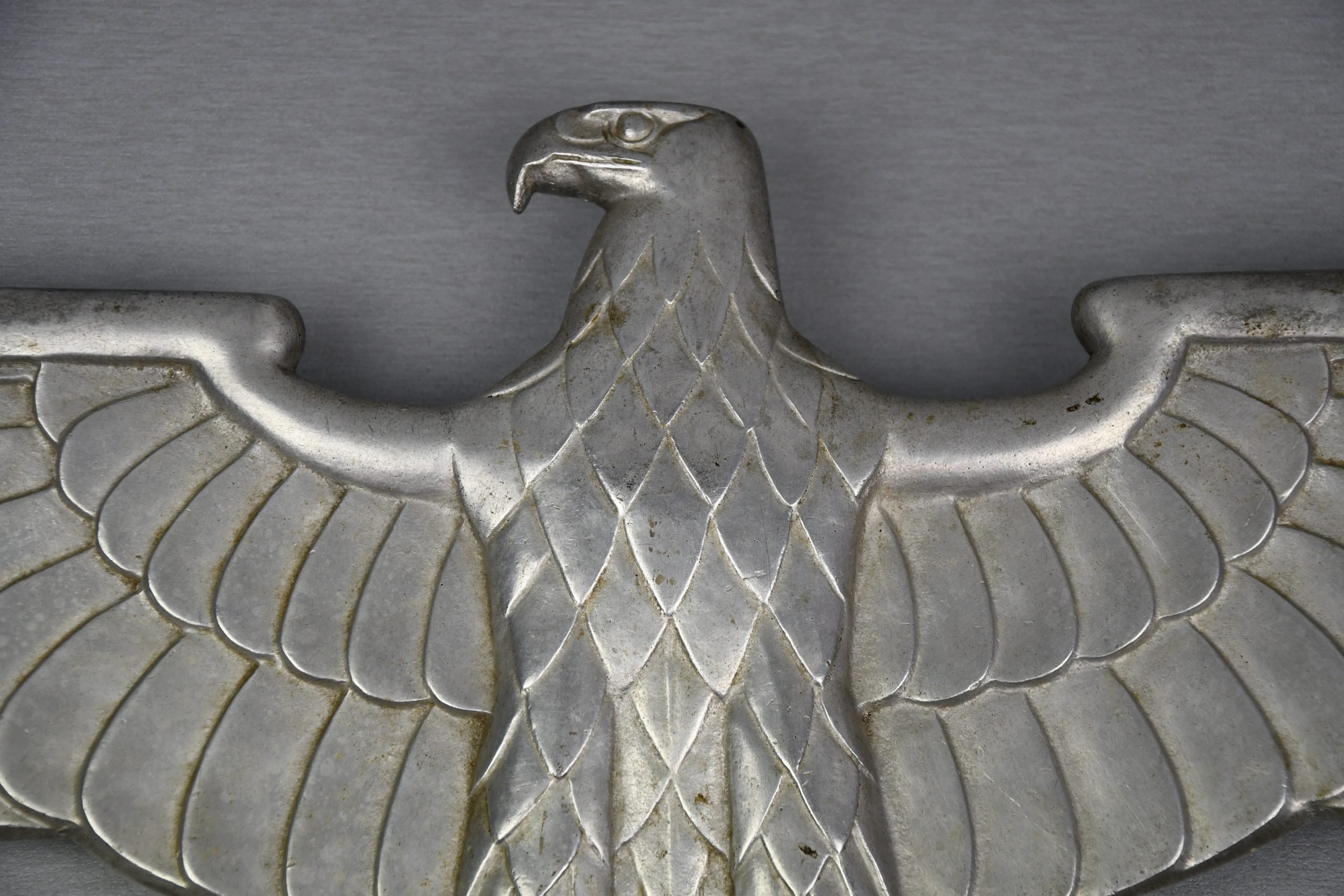 Large German alloy railroad 'Reichsbahn' eagle by HE '27 inch' — image 2