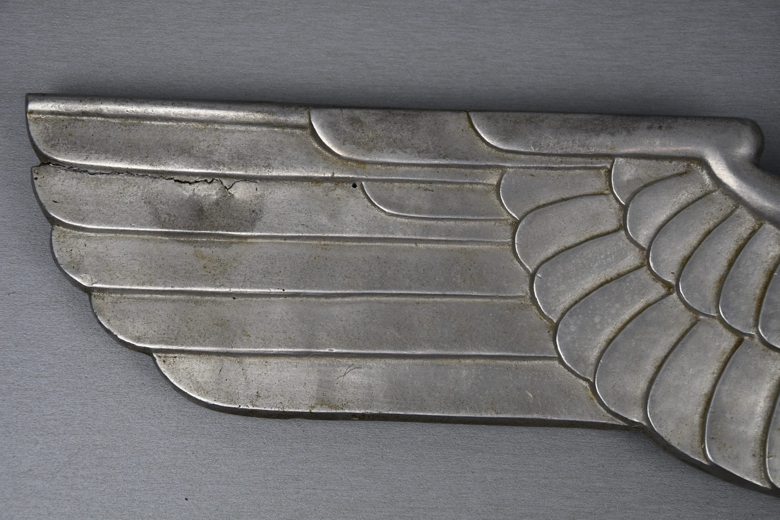 Large German alloy railroad 'Reichsbahn' eagle by HE '27 inch' — image 4