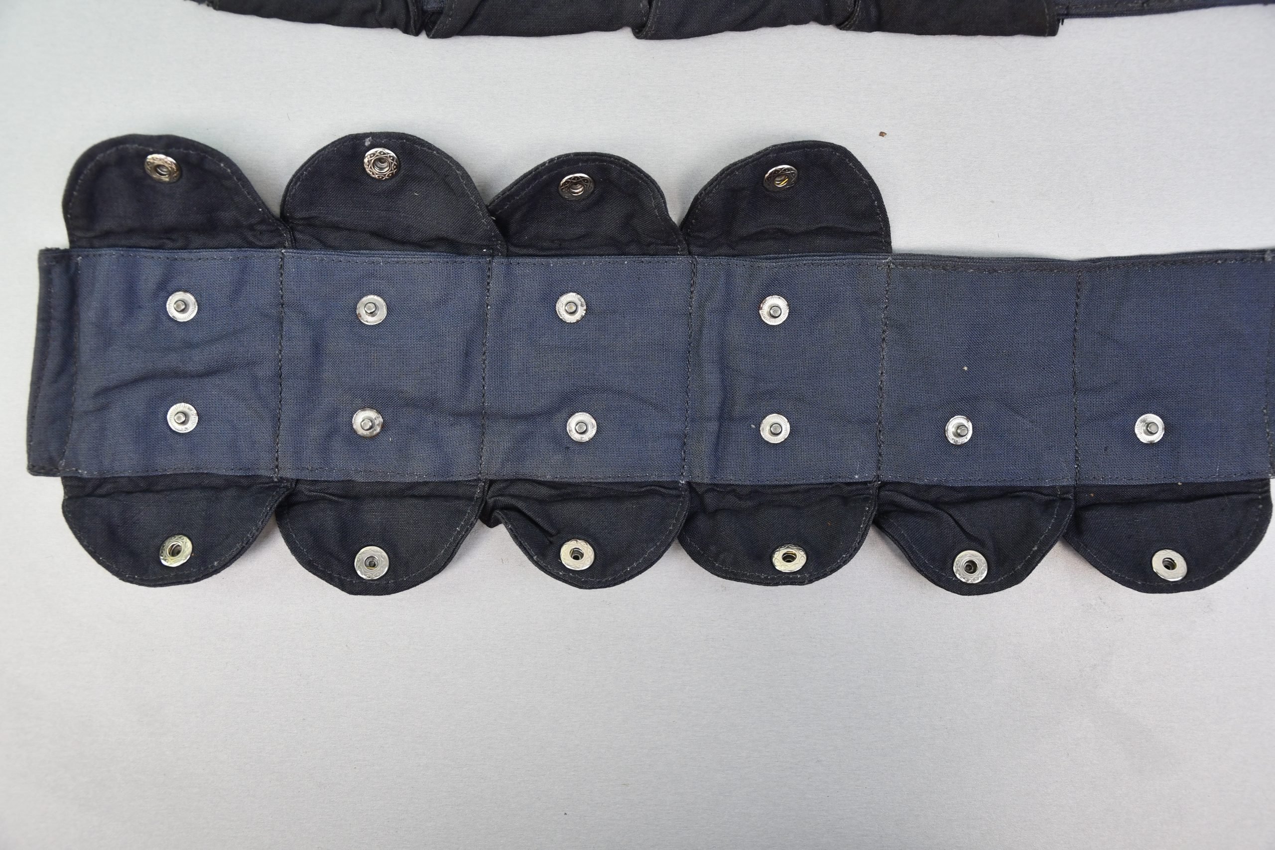 Fallschirmjäger K98 ammunition bandoleer in shades of blue color — image 5