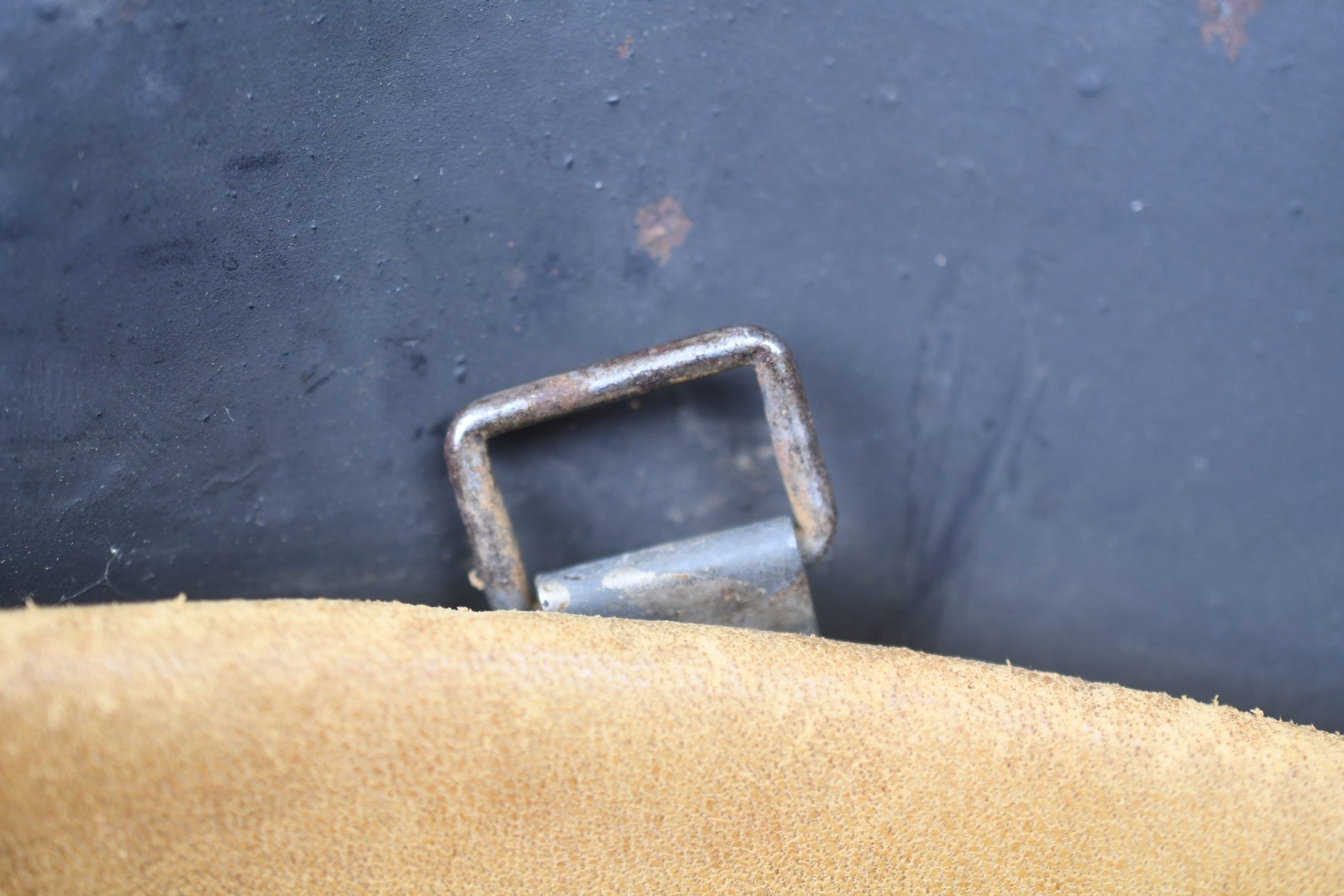 RARE mint M42 Army – Waffen-SS no decal steel helmet by Quist Q64 — image 10