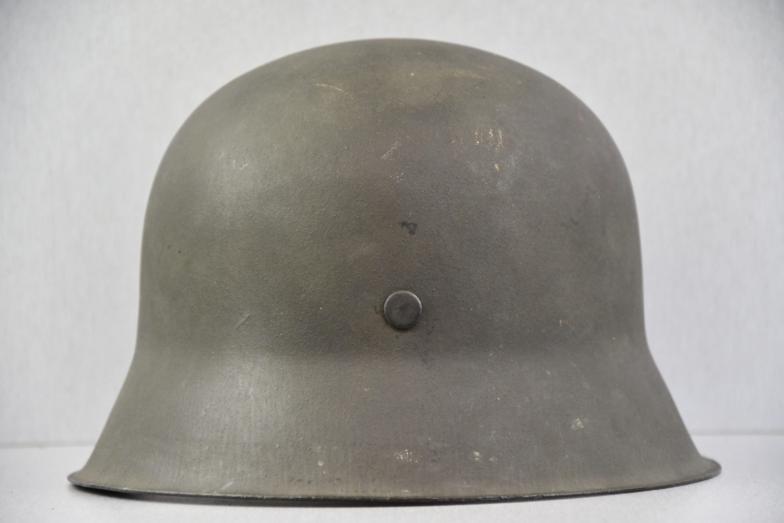 RARE mint M42 Army – Waffen-SS no decal steel helmet by Quist Q64 — image 2