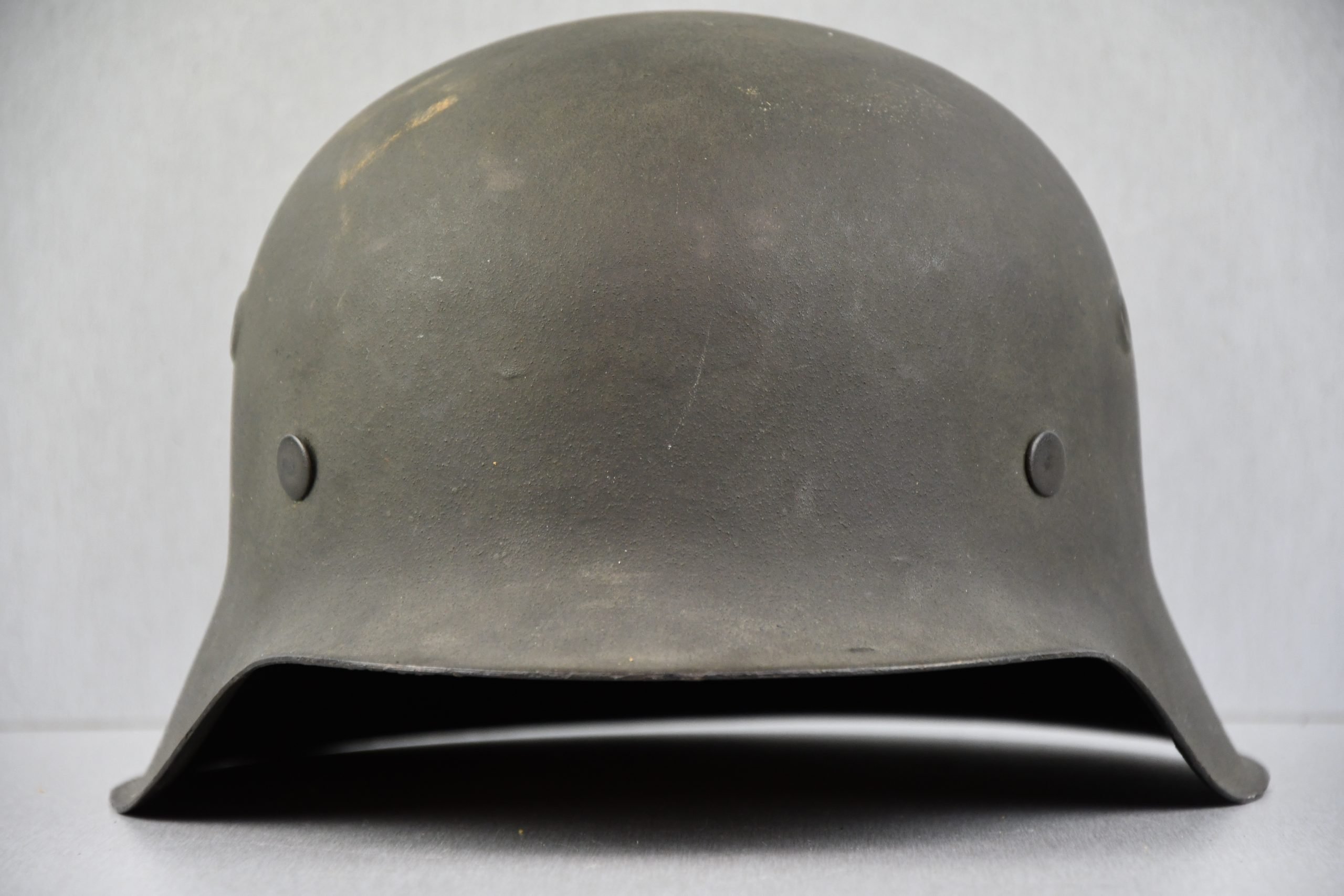 RARE mint M42 Army – Waffen-SS no decal steel helmet by Quist Q64 — image 4