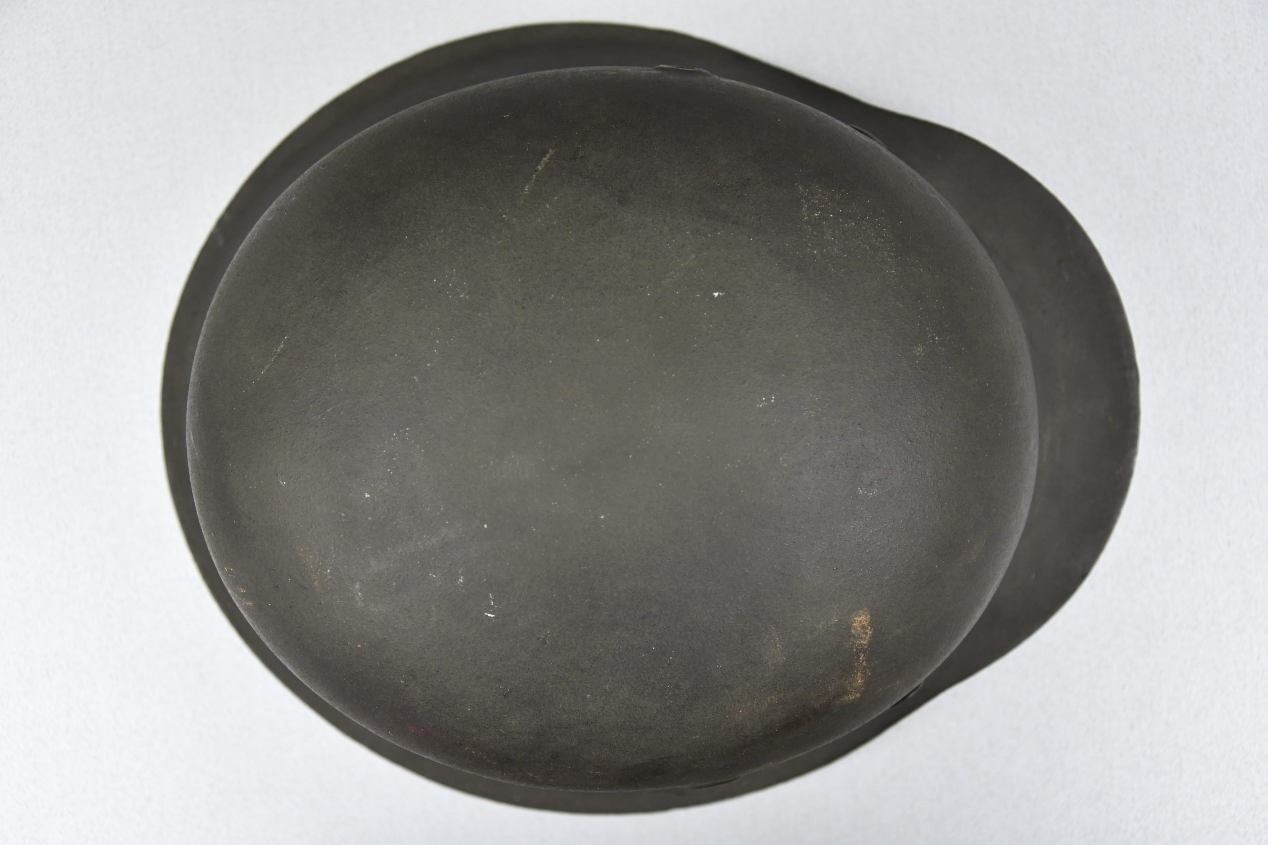 RARE mint M42 Army – Waffen-SS no decal steel helmet by Quist Q64 — image 5