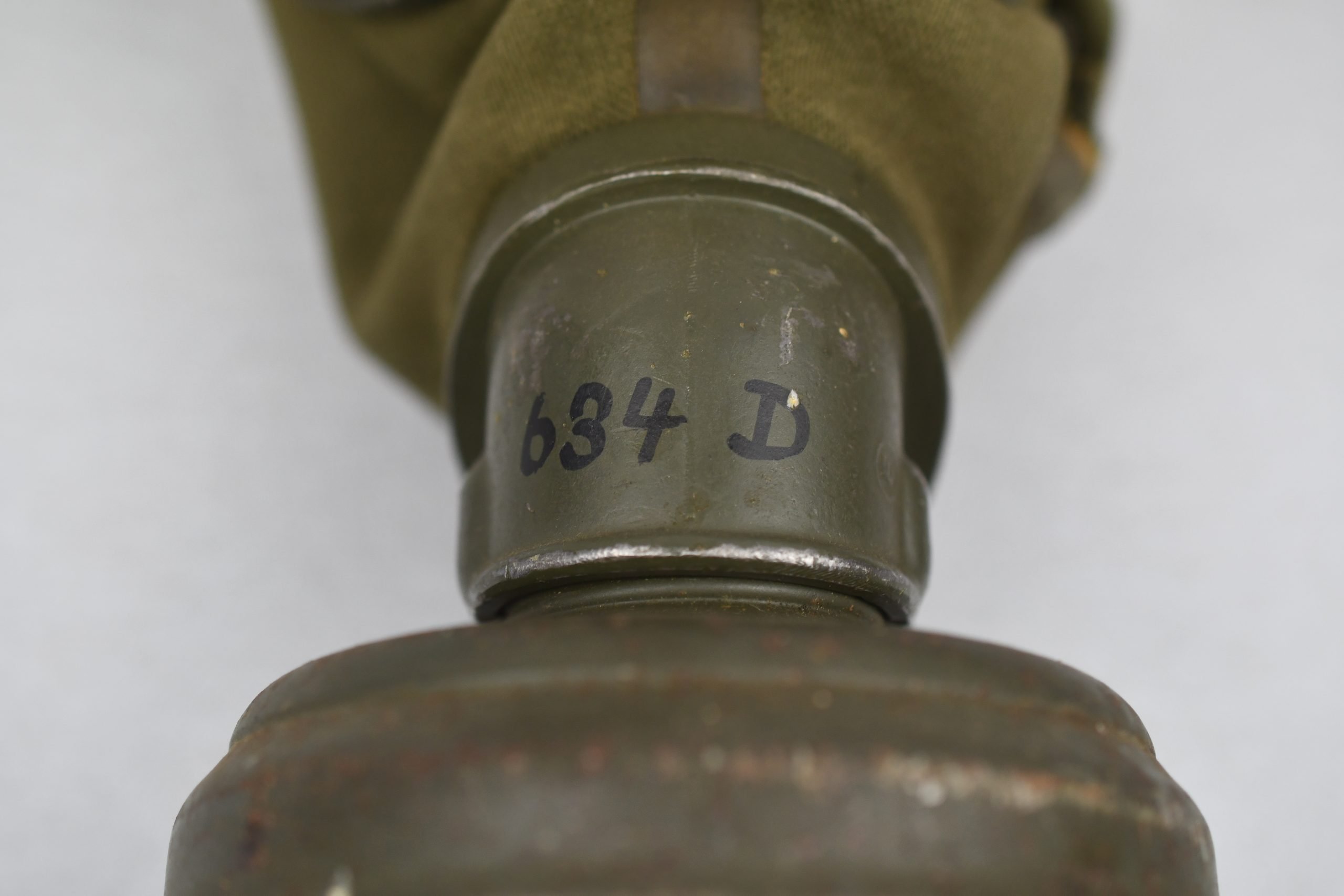 Complete M31 gas mask with canister from female Luftwaffe Helferin Michel Anneliese — image 6