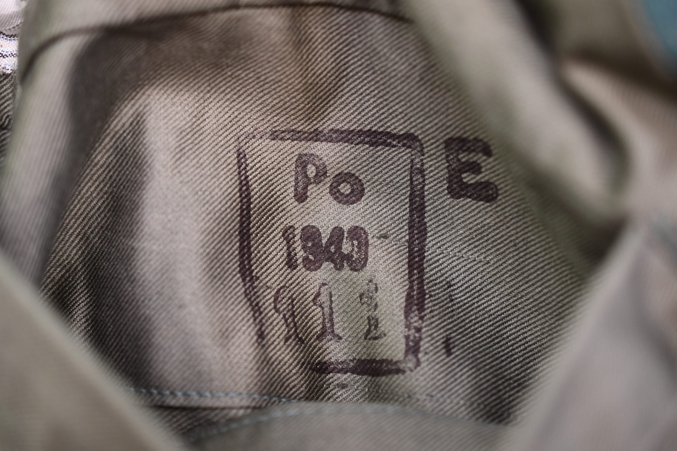 German police 'Schutzpolizei' service tunic with factory tag 1940 — image 16