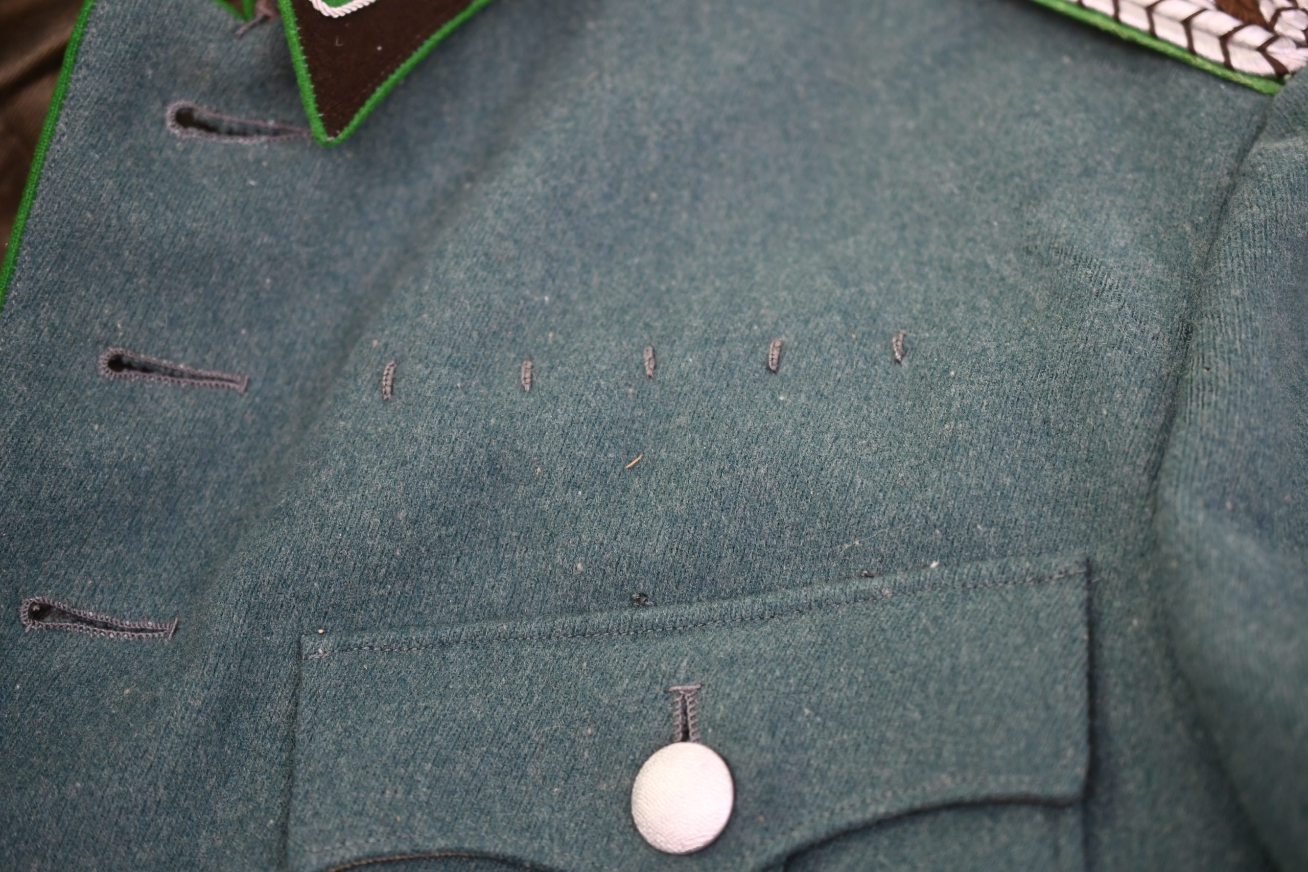 German police 'Schutzpolizei' service tunic with factory tag 1940 — image 8