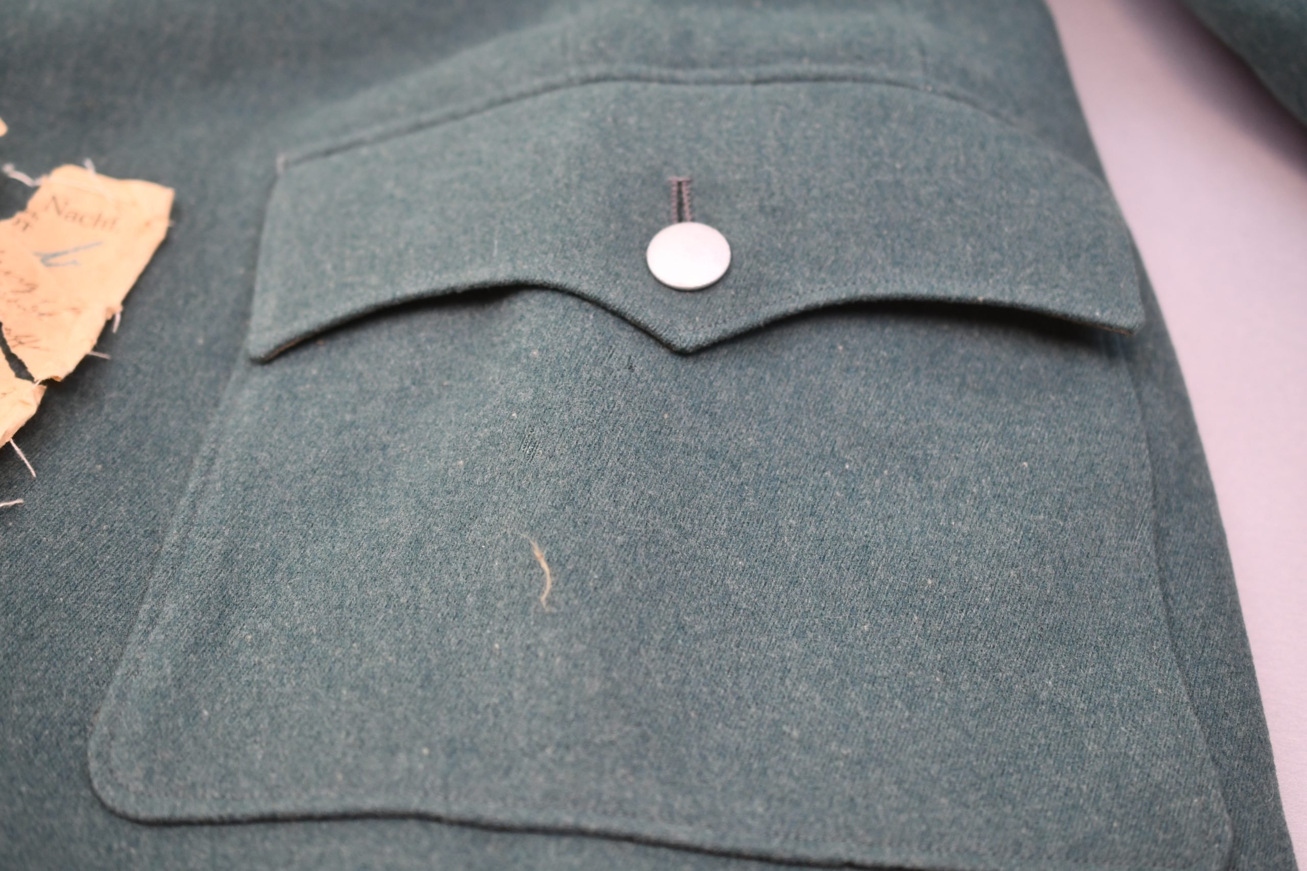 German police 'Schutzpolizei' service tunic with factory tag 1940 — image 9