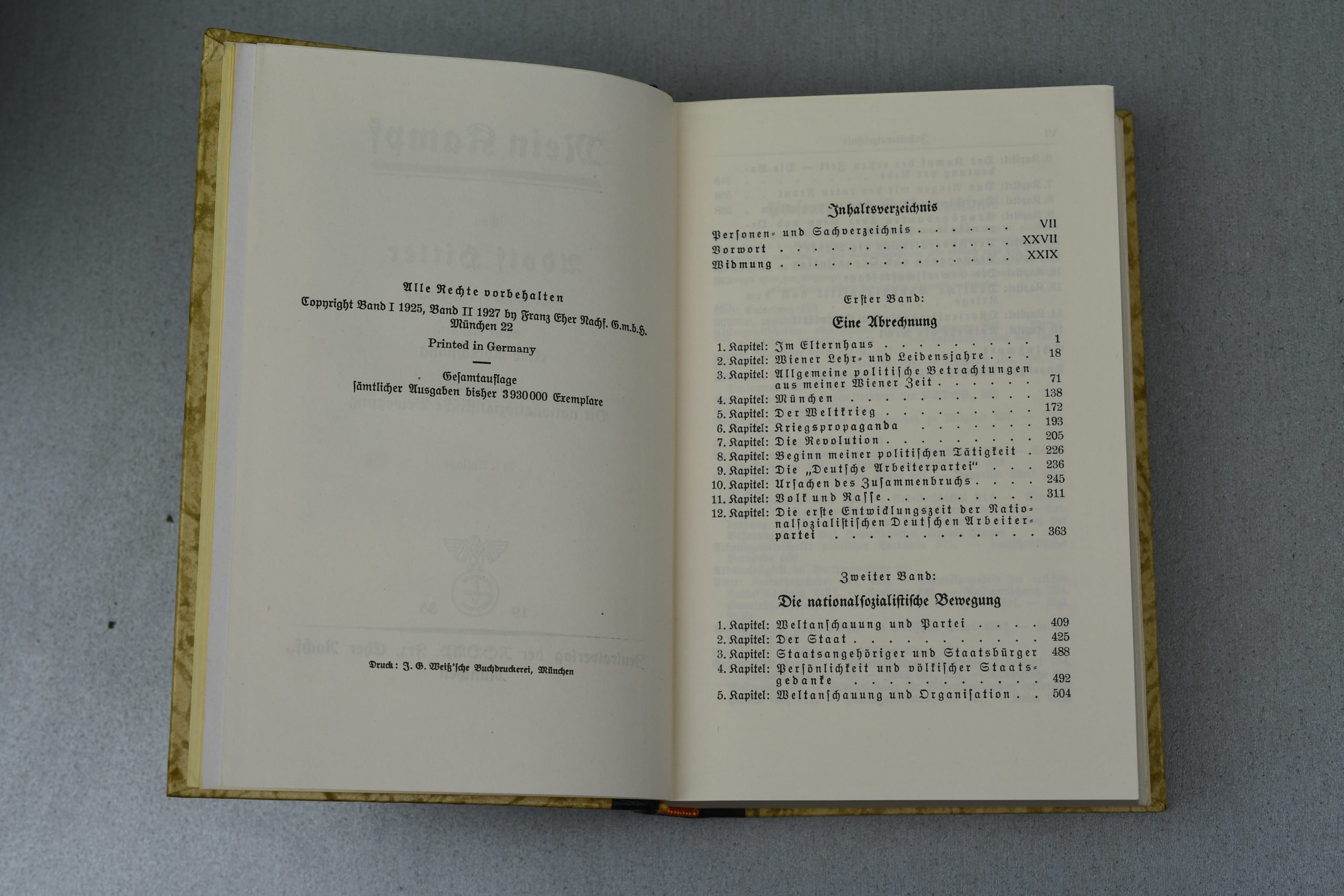 Adolf Hitler's Mein Kampf wedding edition 1938 from Dresden — image 10