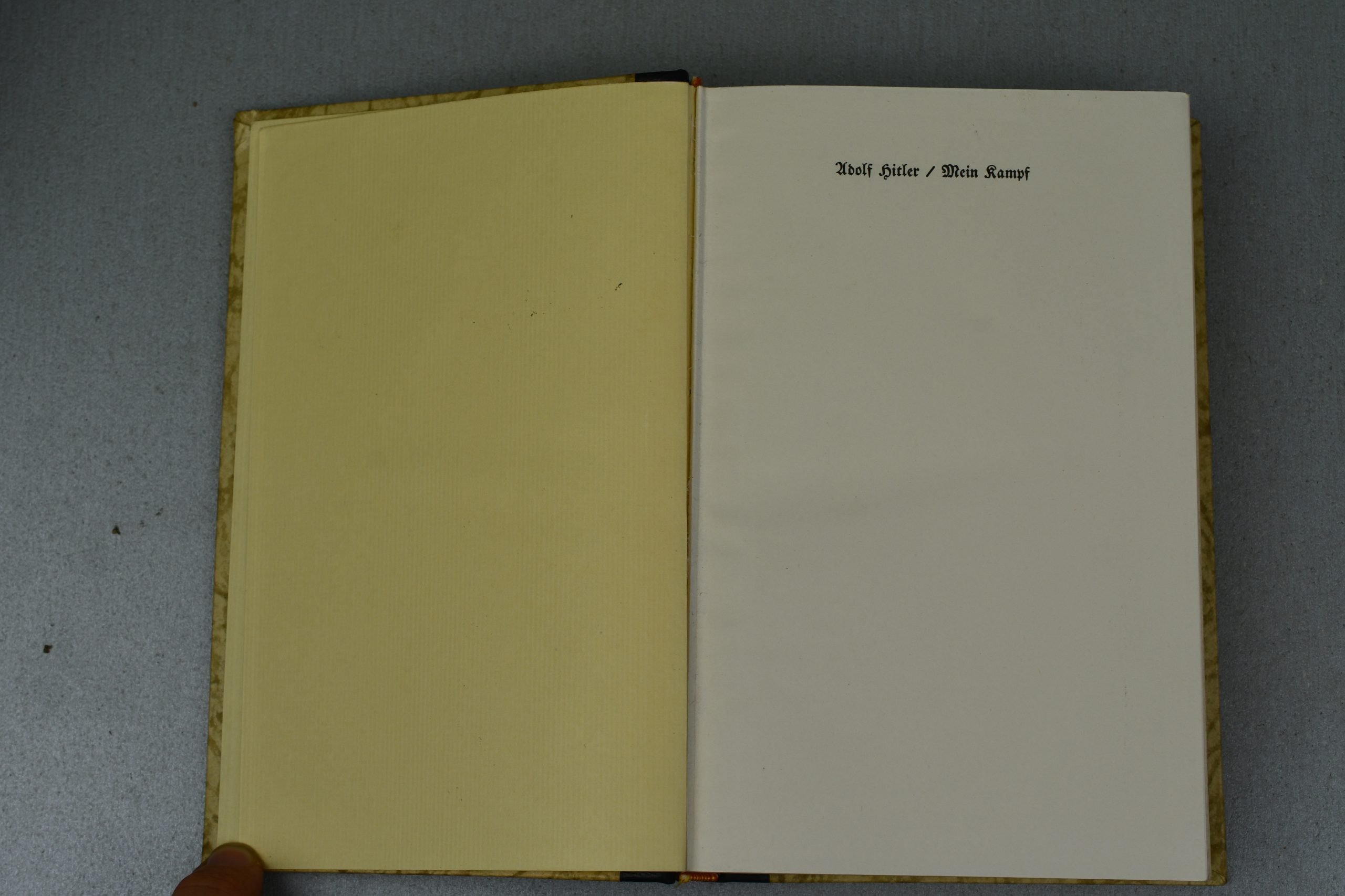 Adolf Hitler's Mein Kampf wedding edition 1938 from Dresden — image 6