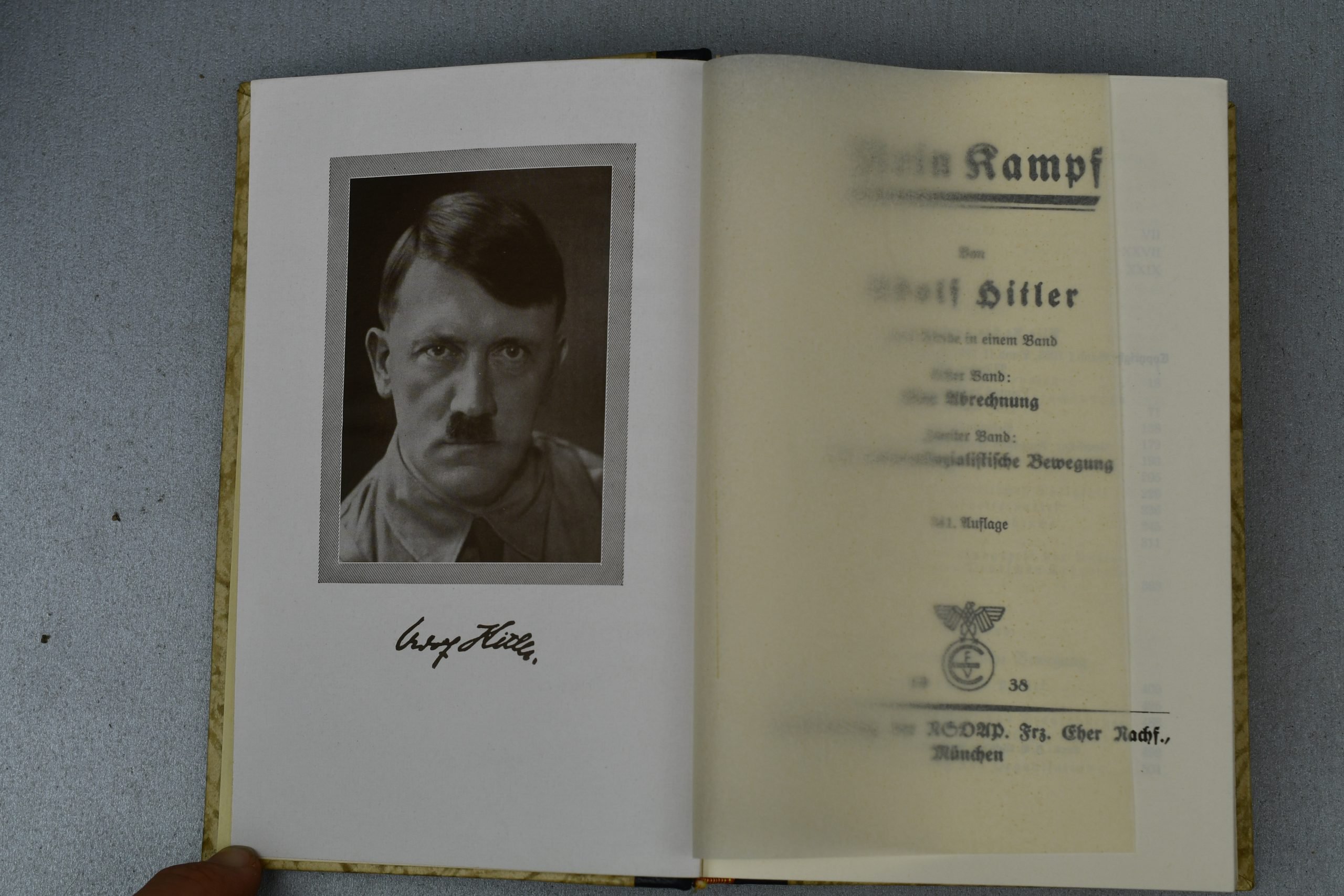 Adolf Hitler's Mein Kampf wedding edition 1938 from Dresden — image 7