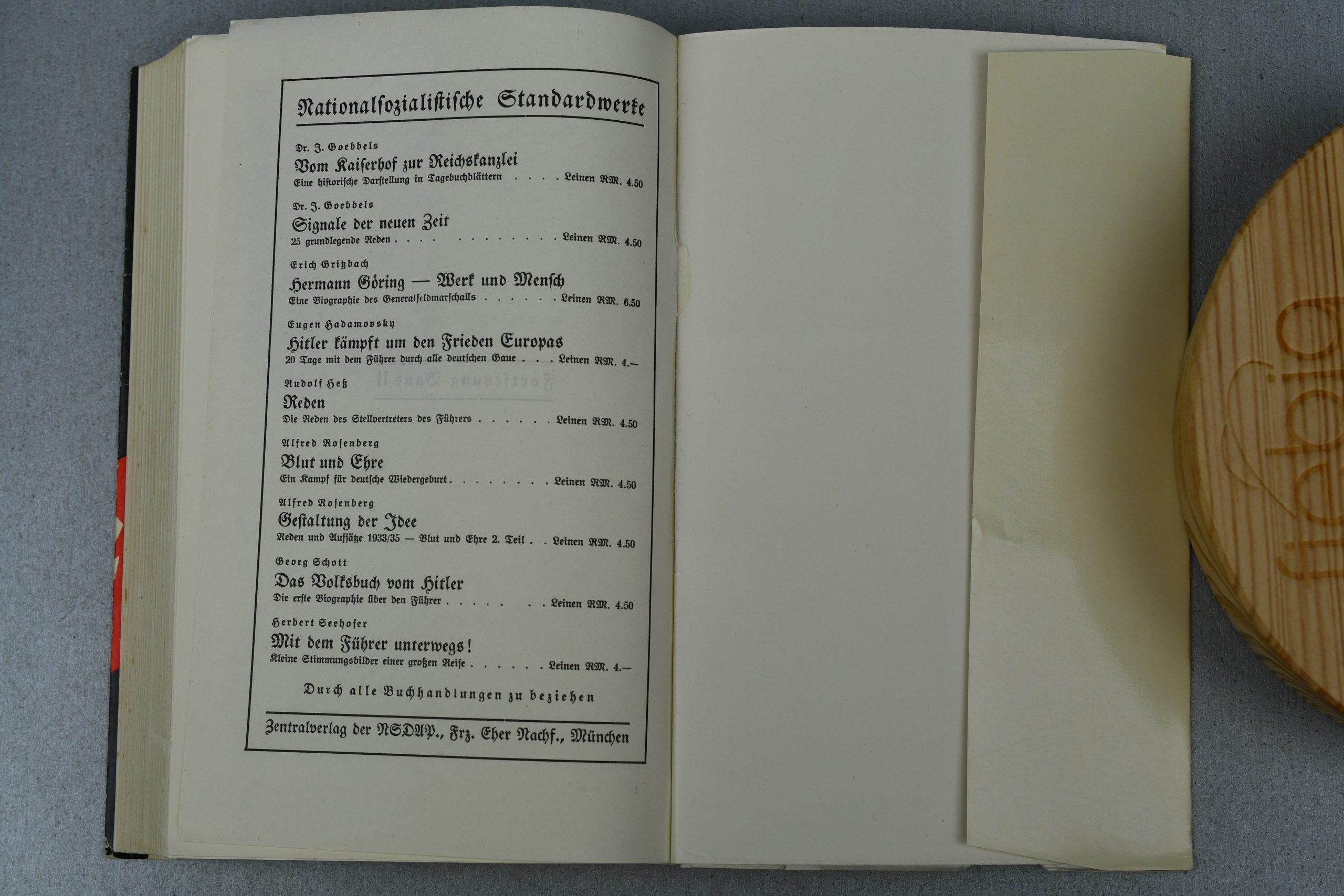 RARE Adolf Hitler's Mein Kampf 2 Volumes in Cardboard Slipcase 1938 — image 13