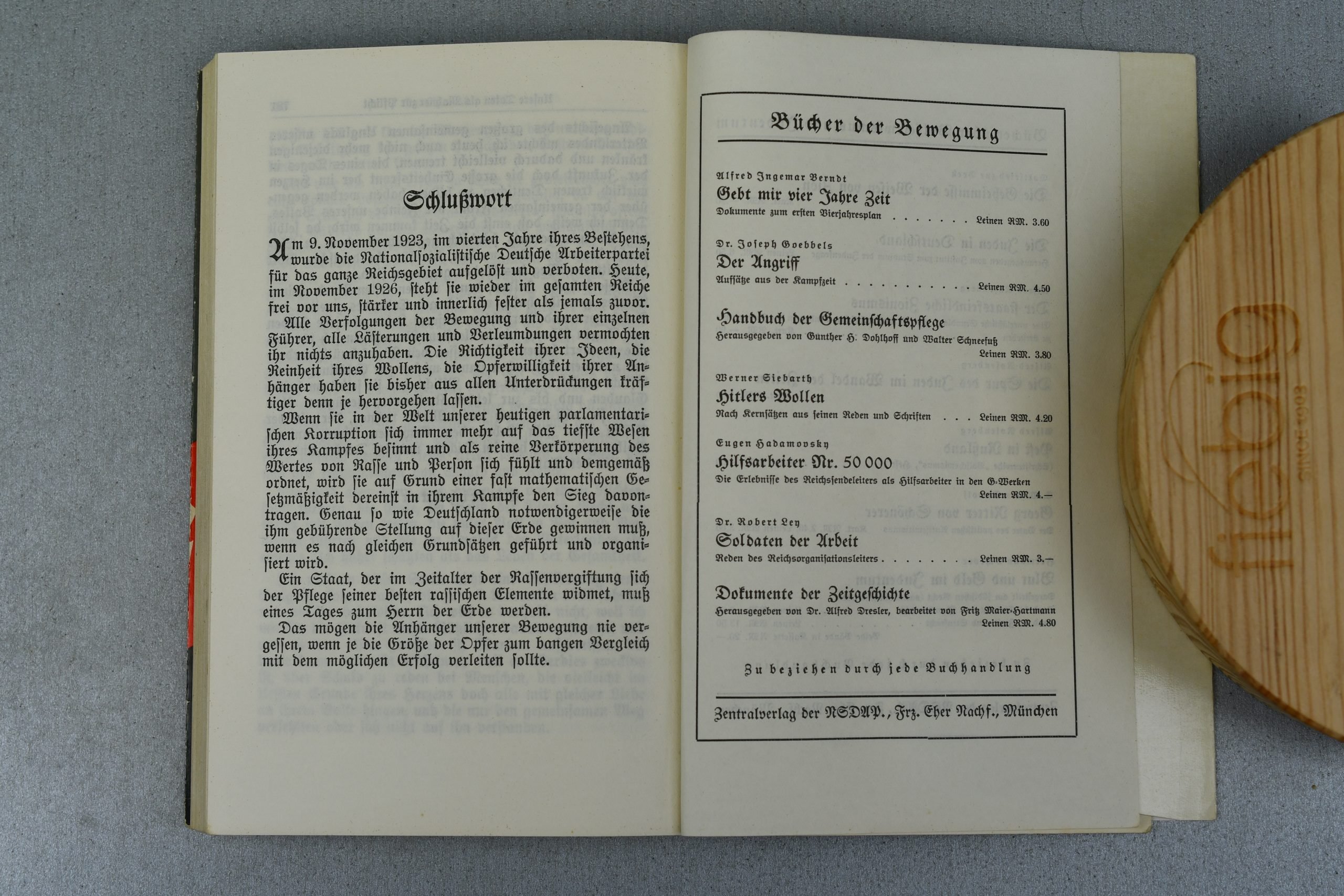 RARE Adolf Hitler's Mein Kampf 2 Volumes in Cardboard Slipcase 1938 — image 18