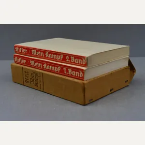 RARE Adolf Hitler's Mein Kampf 2 Volumes in Cardboard Slipcase …