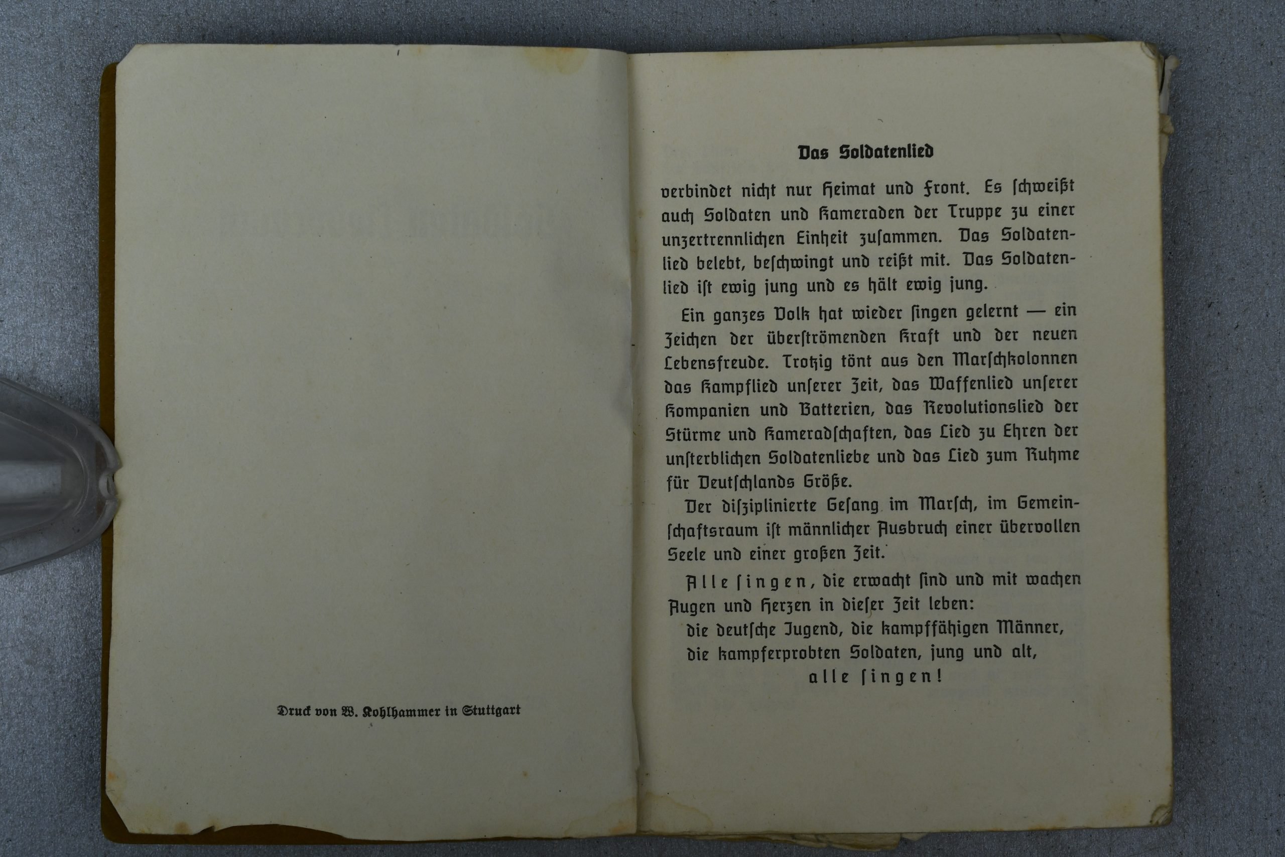 WW2 German Soldier Songbook 'Soldaten-Liederbuch' — image 3