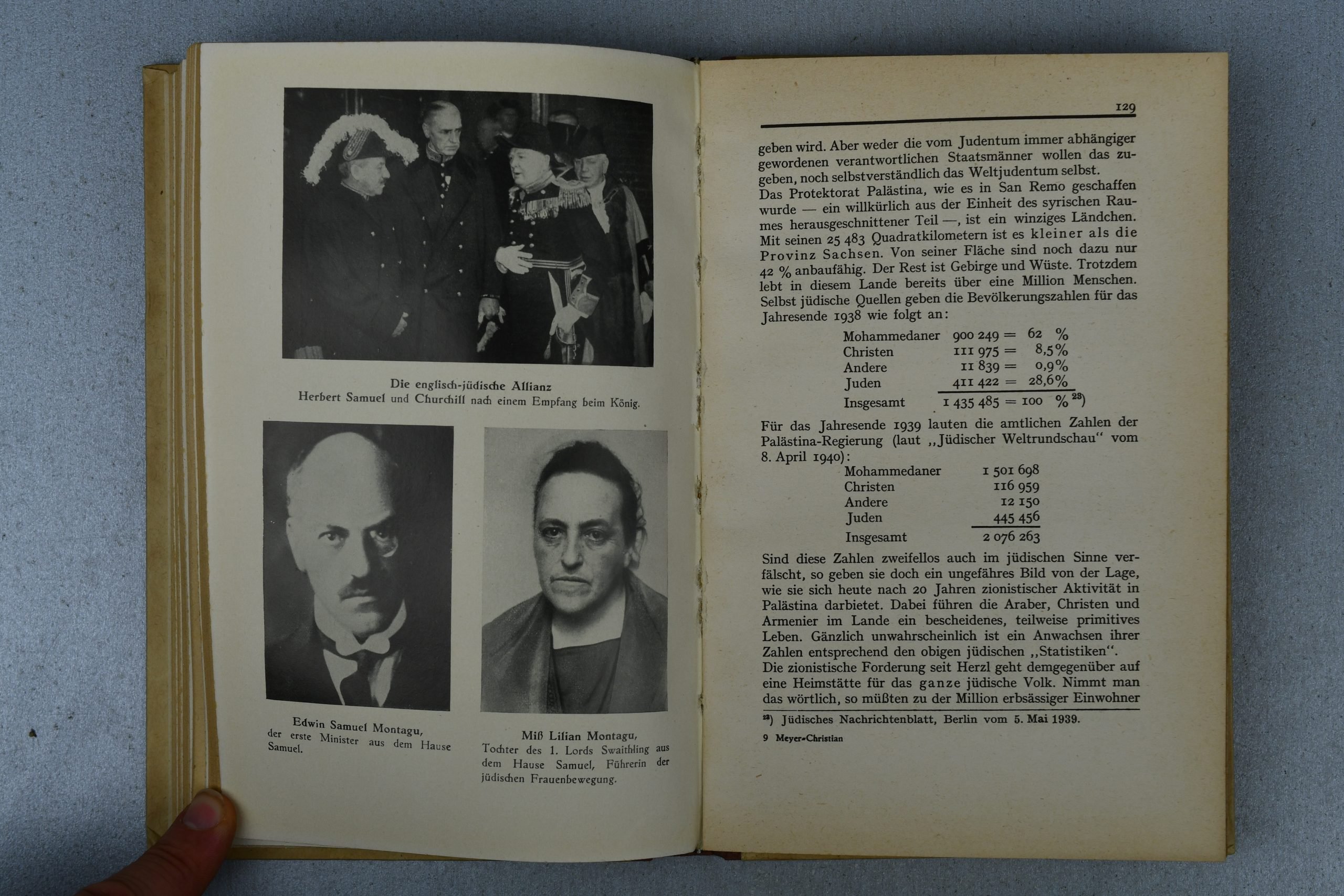 The Anglo-Jewish Alliance (Die englisch-jüdische Allianz) Third Reich Propaganda Book 1940 — image 7