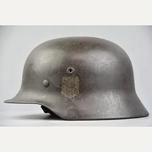 M40 army (Heer) ex-single decal steel helmet EF64