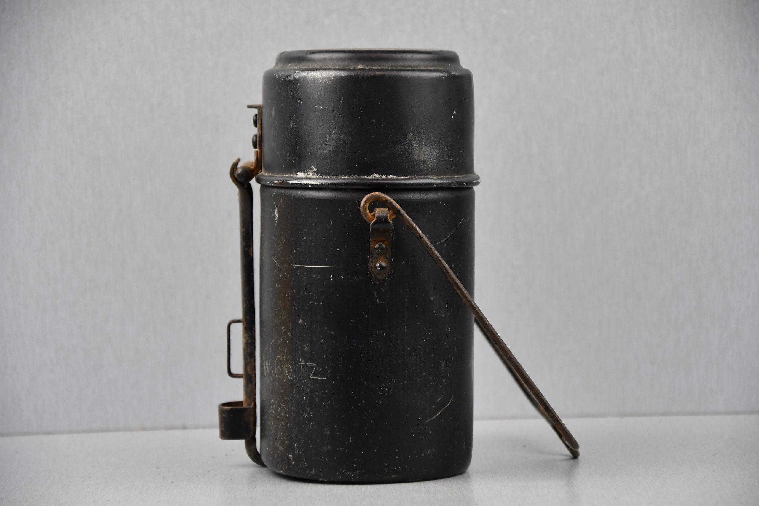 Early German black mess kit named — image 4