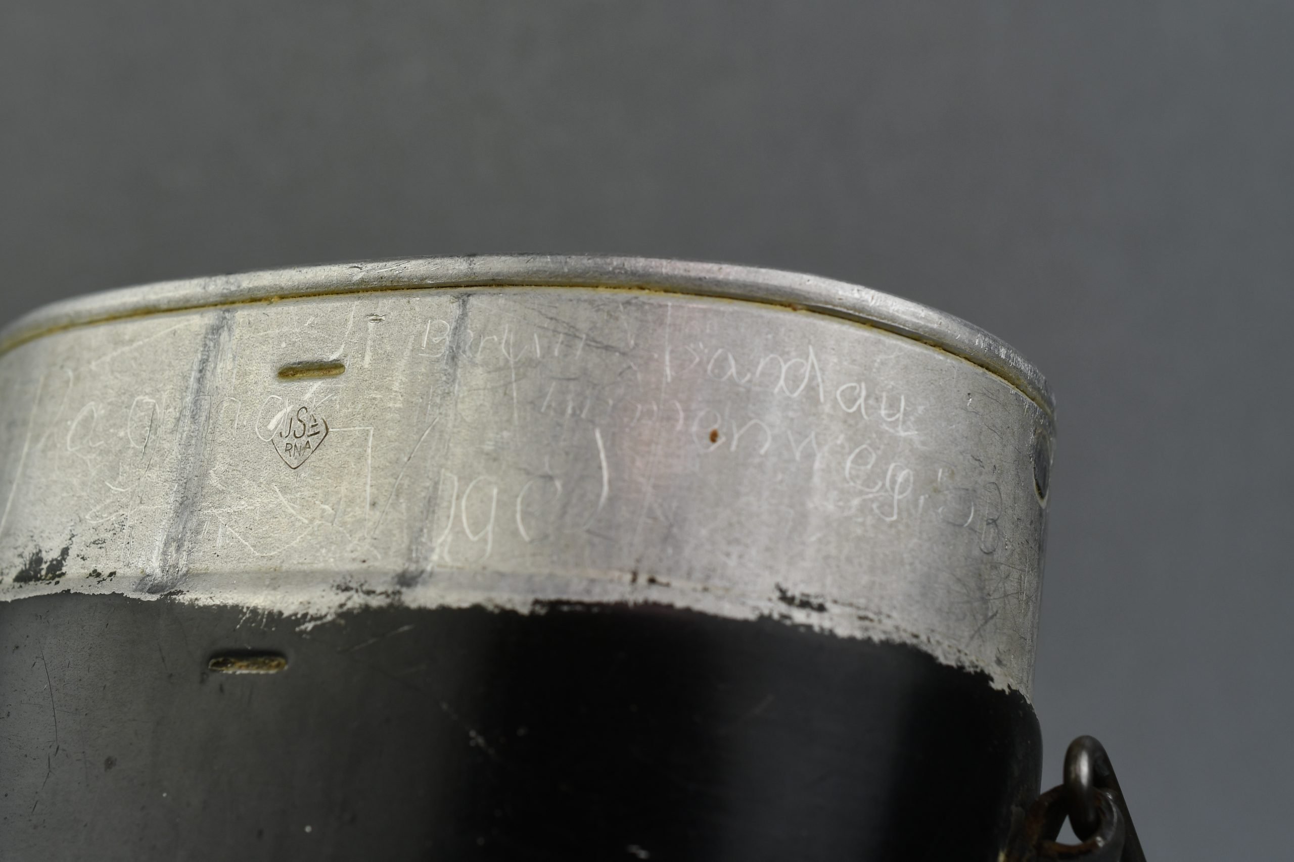 Early German black mess kit named — image 10