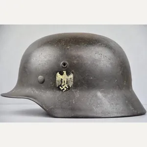 M40 army (Heer) single decal steel helmet NS64 named