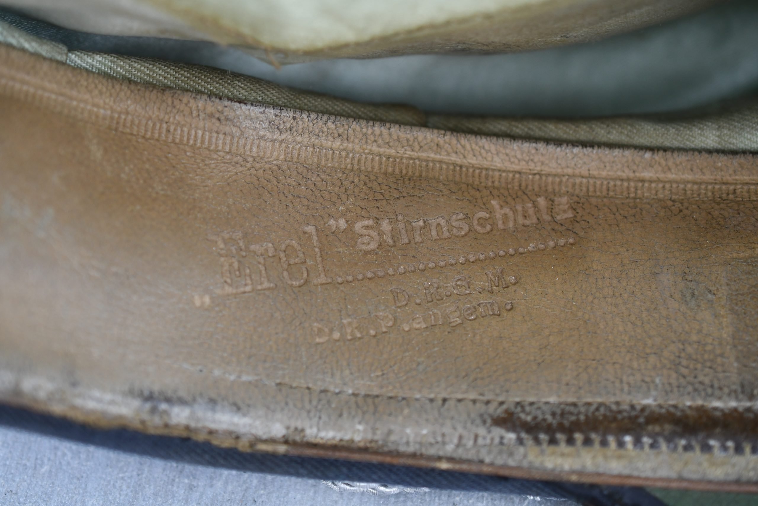 RARE Luftwaffe officer visor cap 'Schirmmütze' by Erel 'Privat' 1939 — image 14