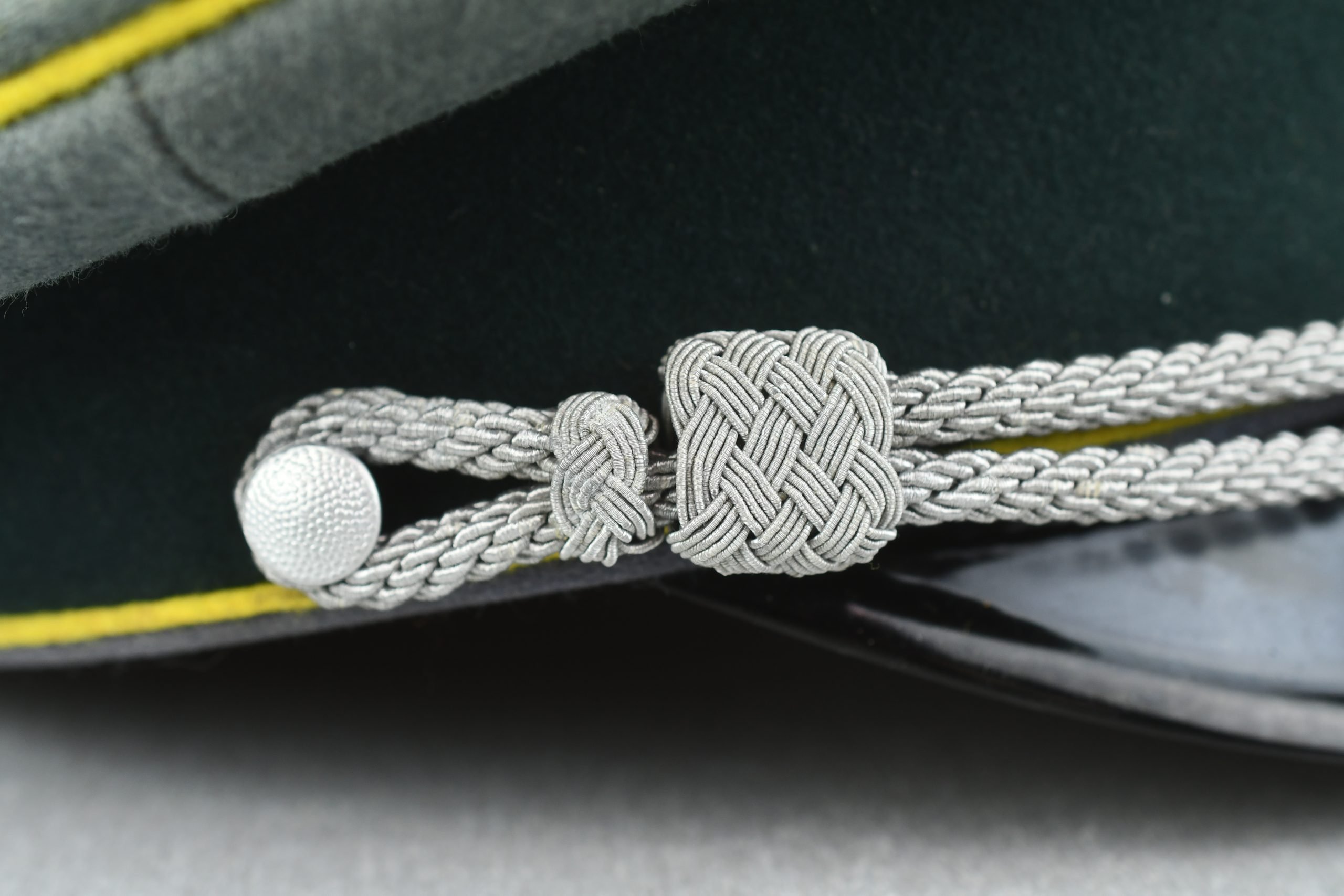 Army (Heer) signals 'Nachrichten' officer visor cap by Peküro – Friedrich Kuch — image 10