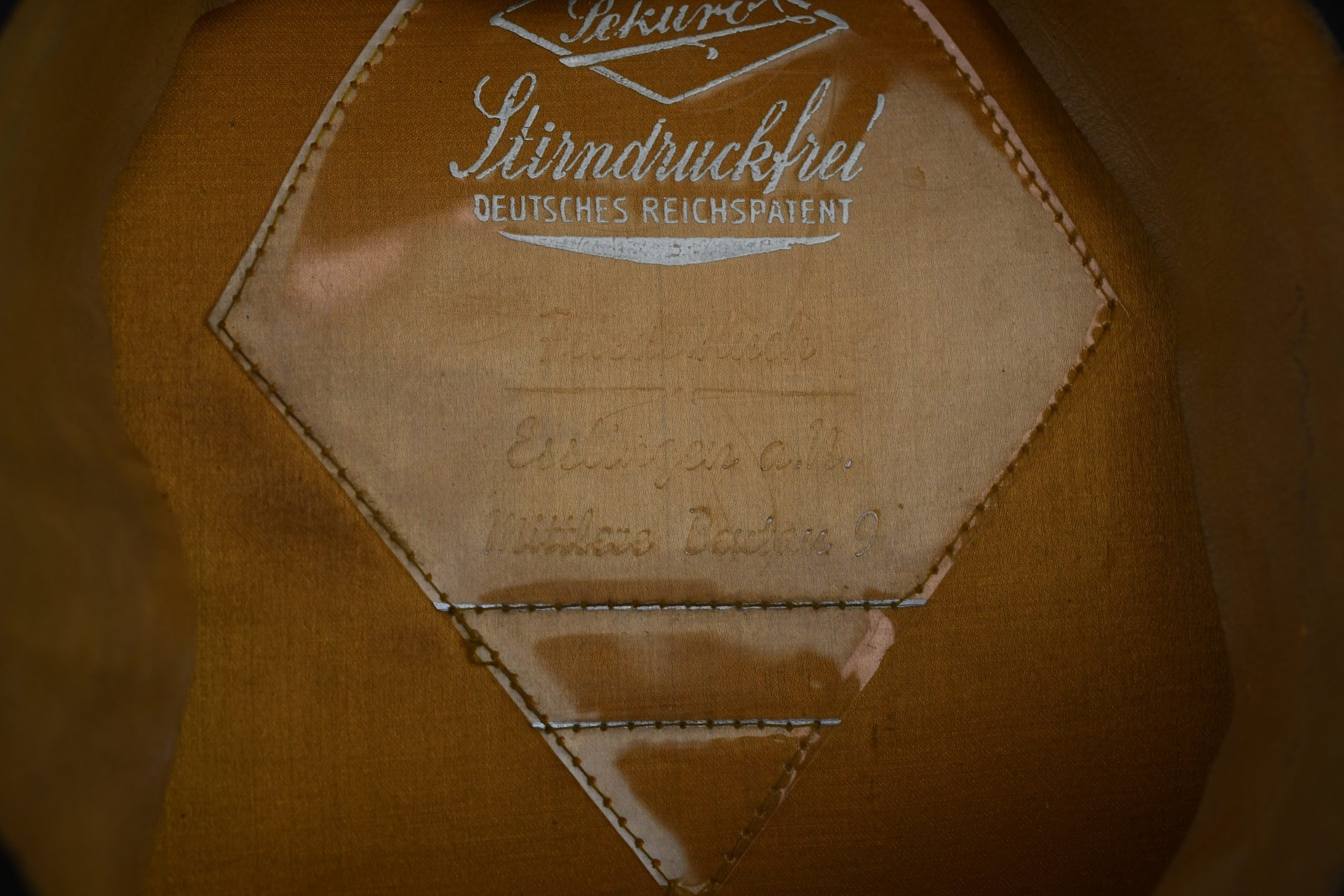 Army (Heer) signals 'Nachrichten' officer visor cap by Peküro – Friedrich Kuch — image 13