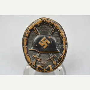 German black wound badge 'flat back' variant