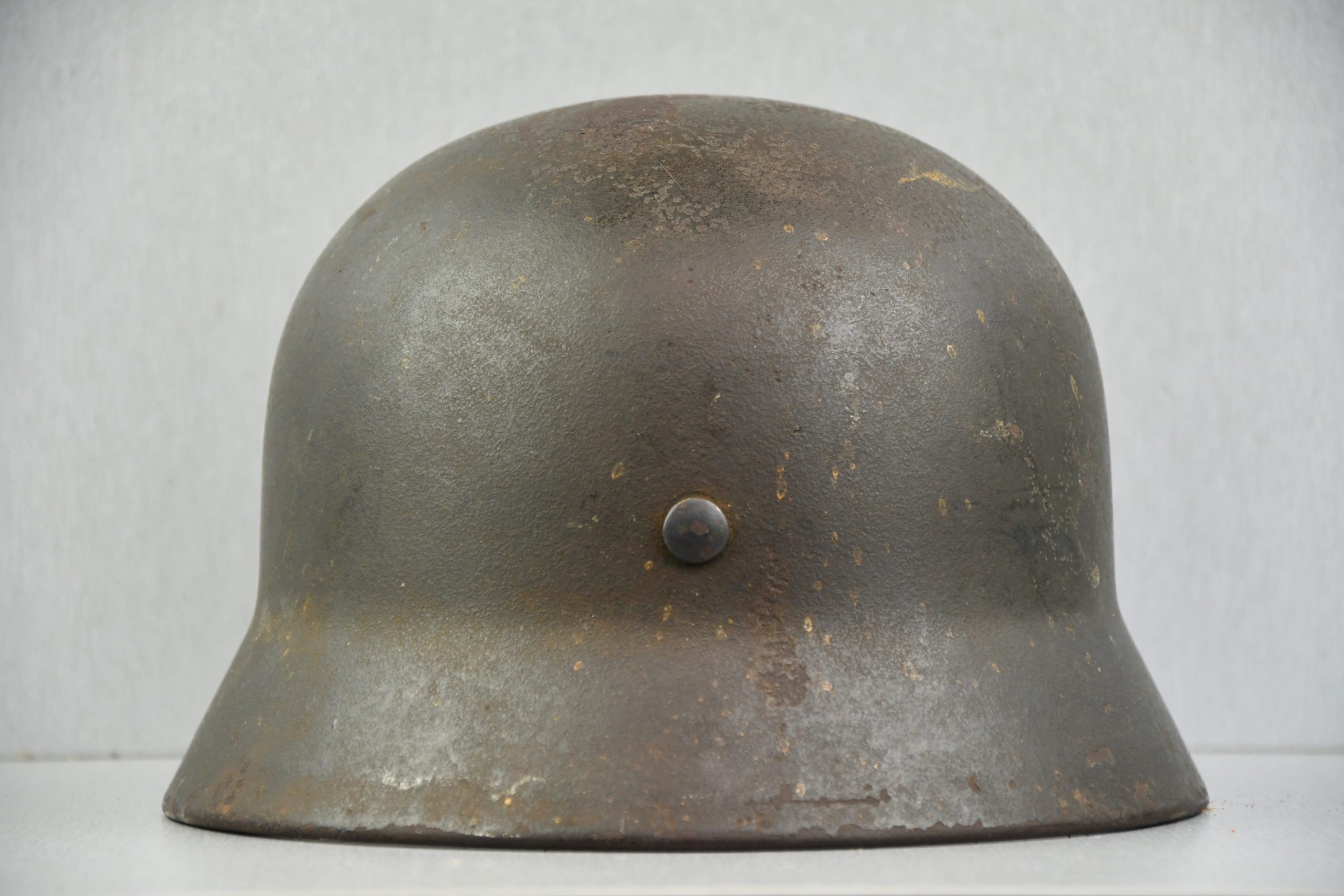 M40 Luftwaffe single decal steel helmet Q64 — image 2