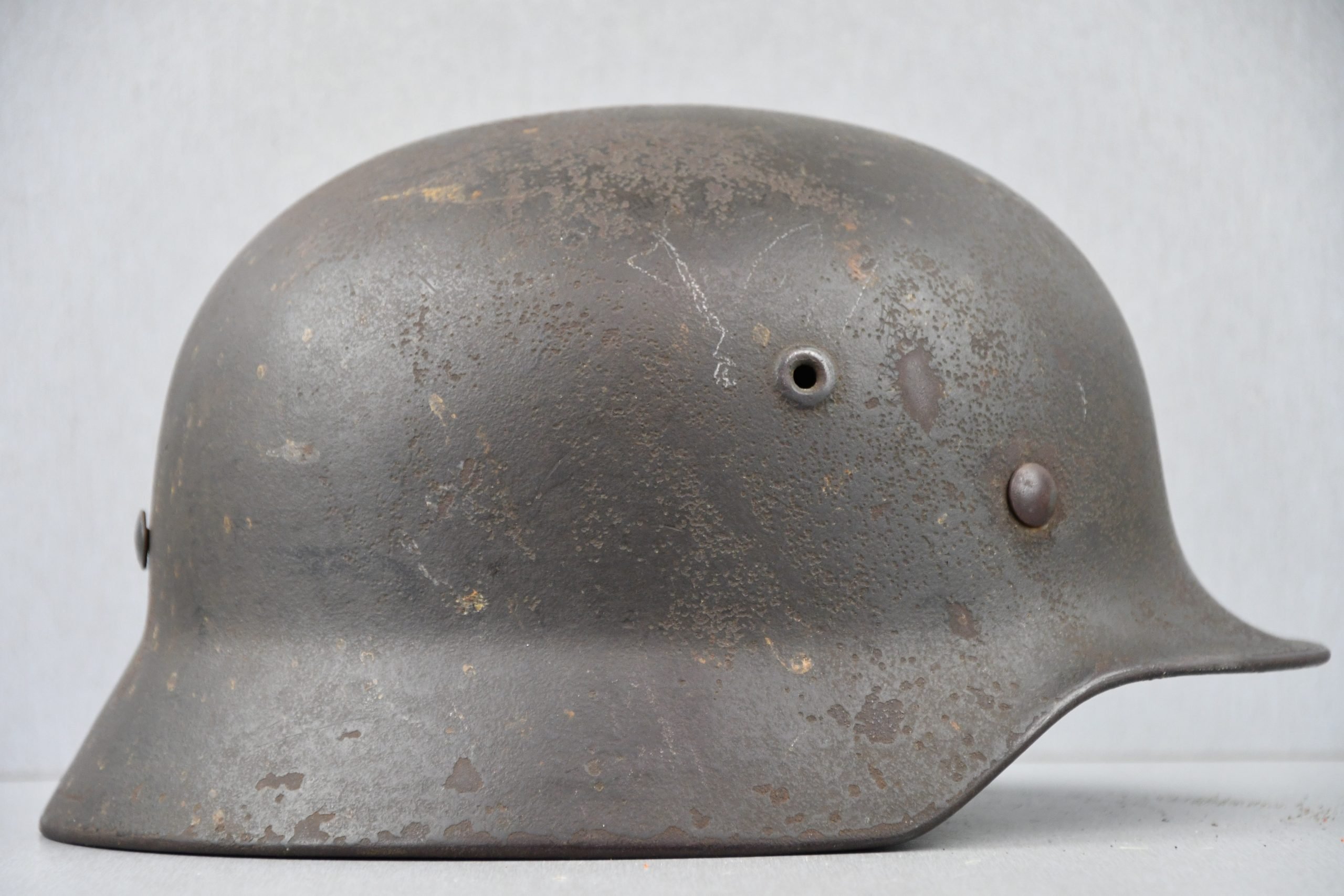 M40 Luftwaffe single decal steel helmet Q64 — image 3